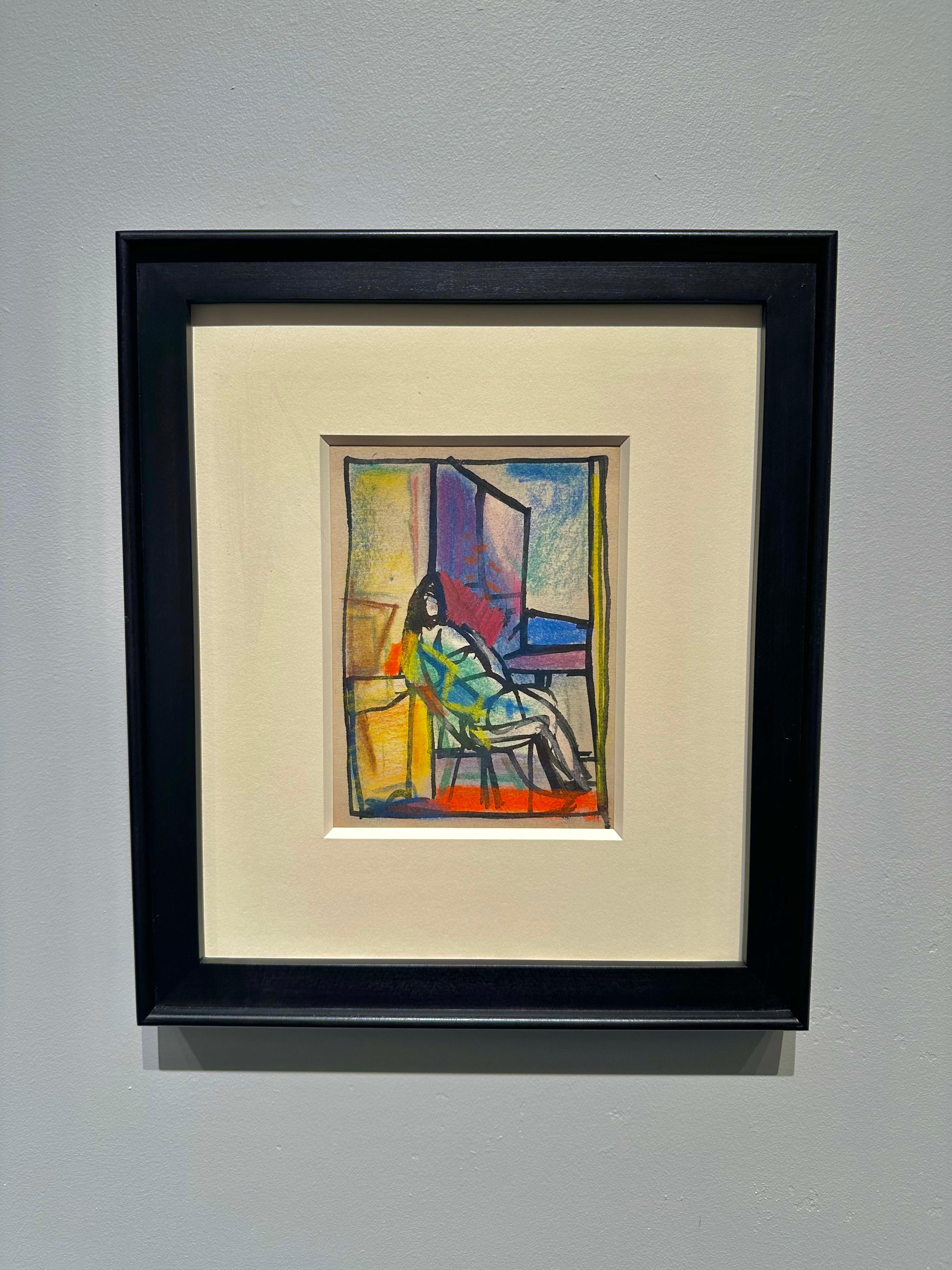 Donna seduta (Elizabeth) - Art di Franz Kline