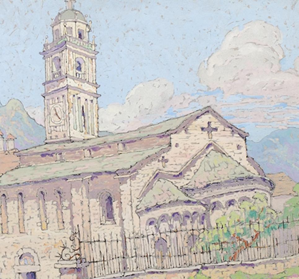 San Gio, Como  - Art by Eleanor Parke Custis