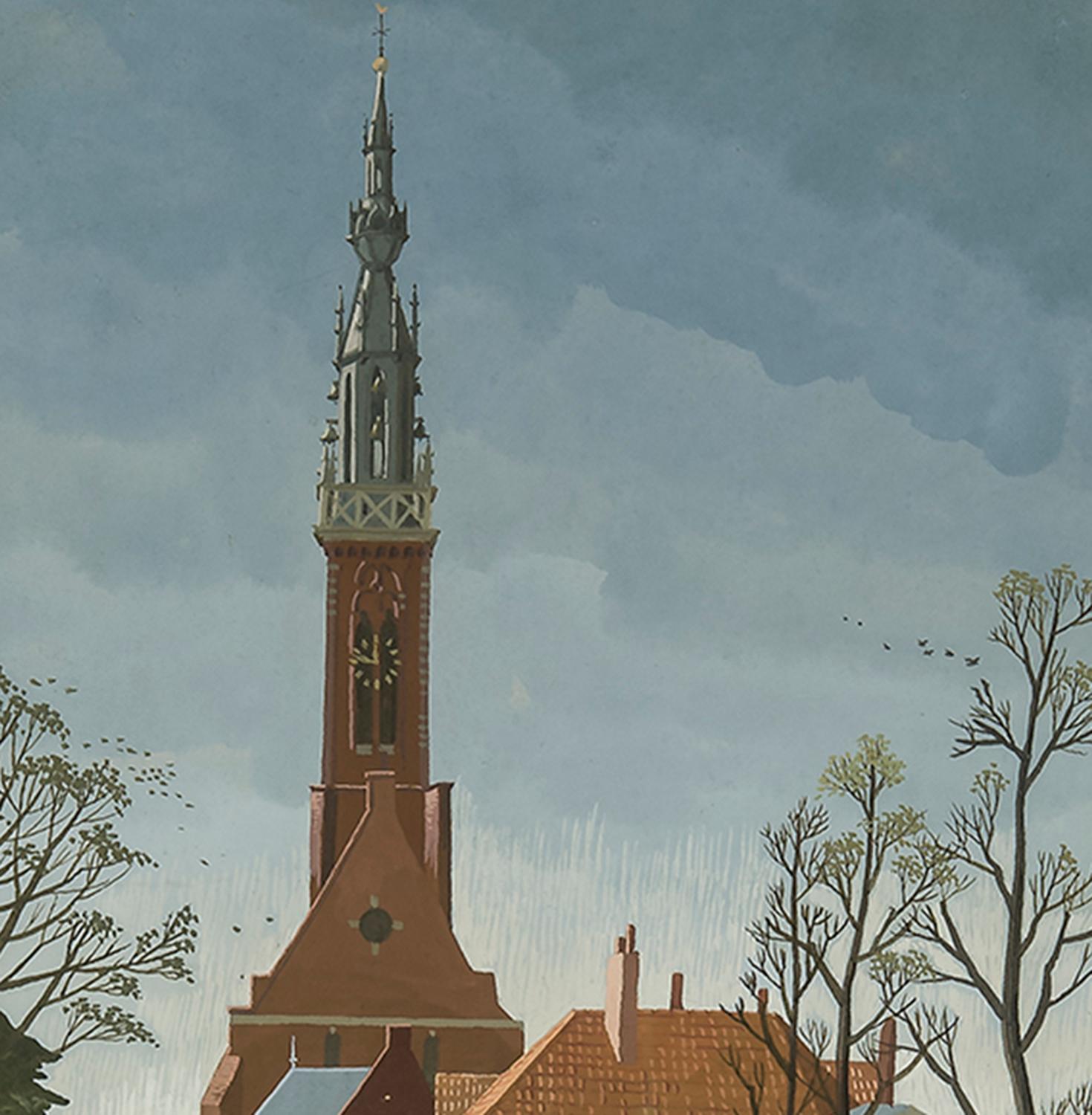 Edam, Pays-Bas - Réalisme américain Art par Thomas Fransioli