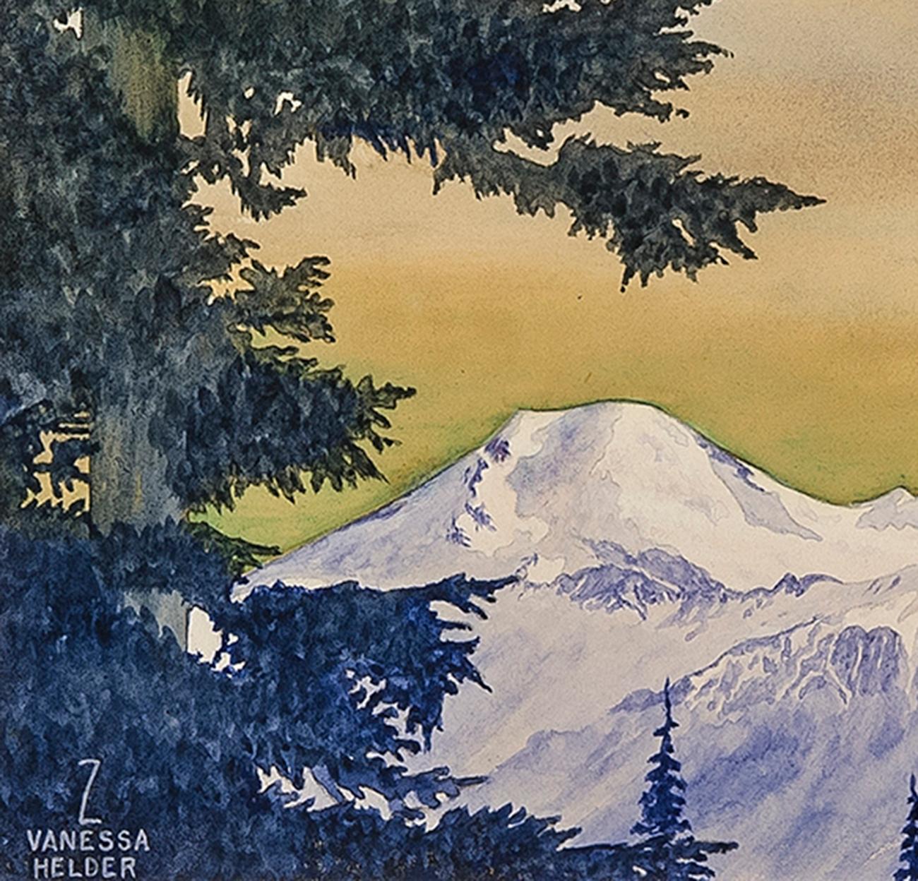 Mount Baker, Washington - Art by Zama Vanessa Helder