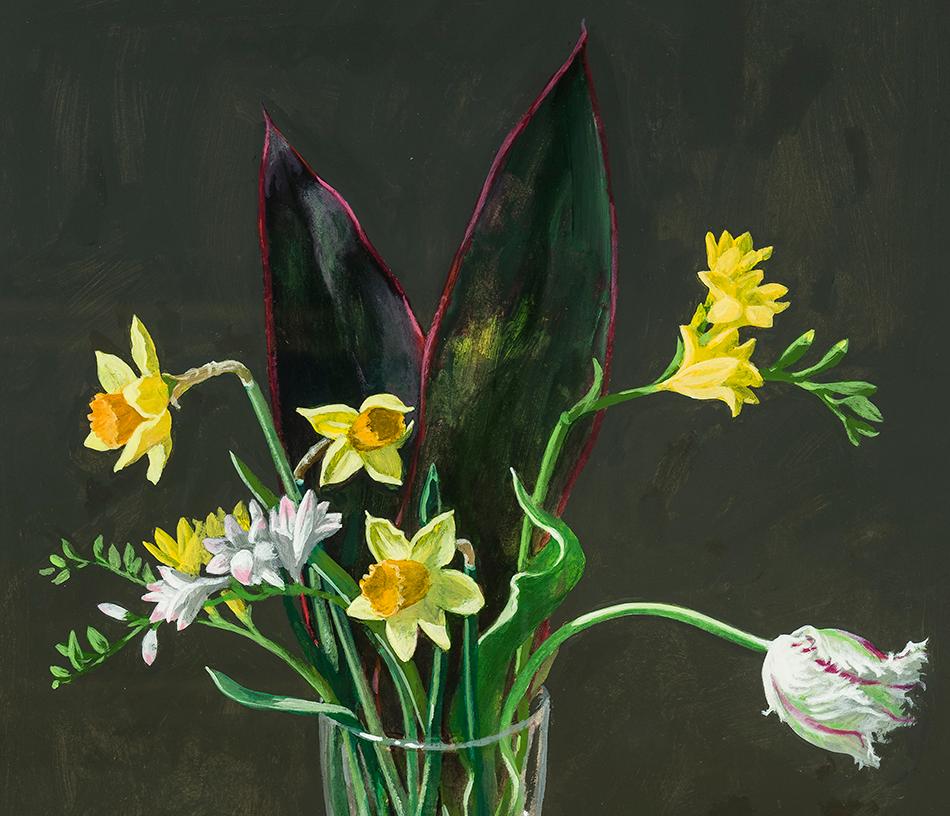 Study of Flowers  - Art by Paul Wonner