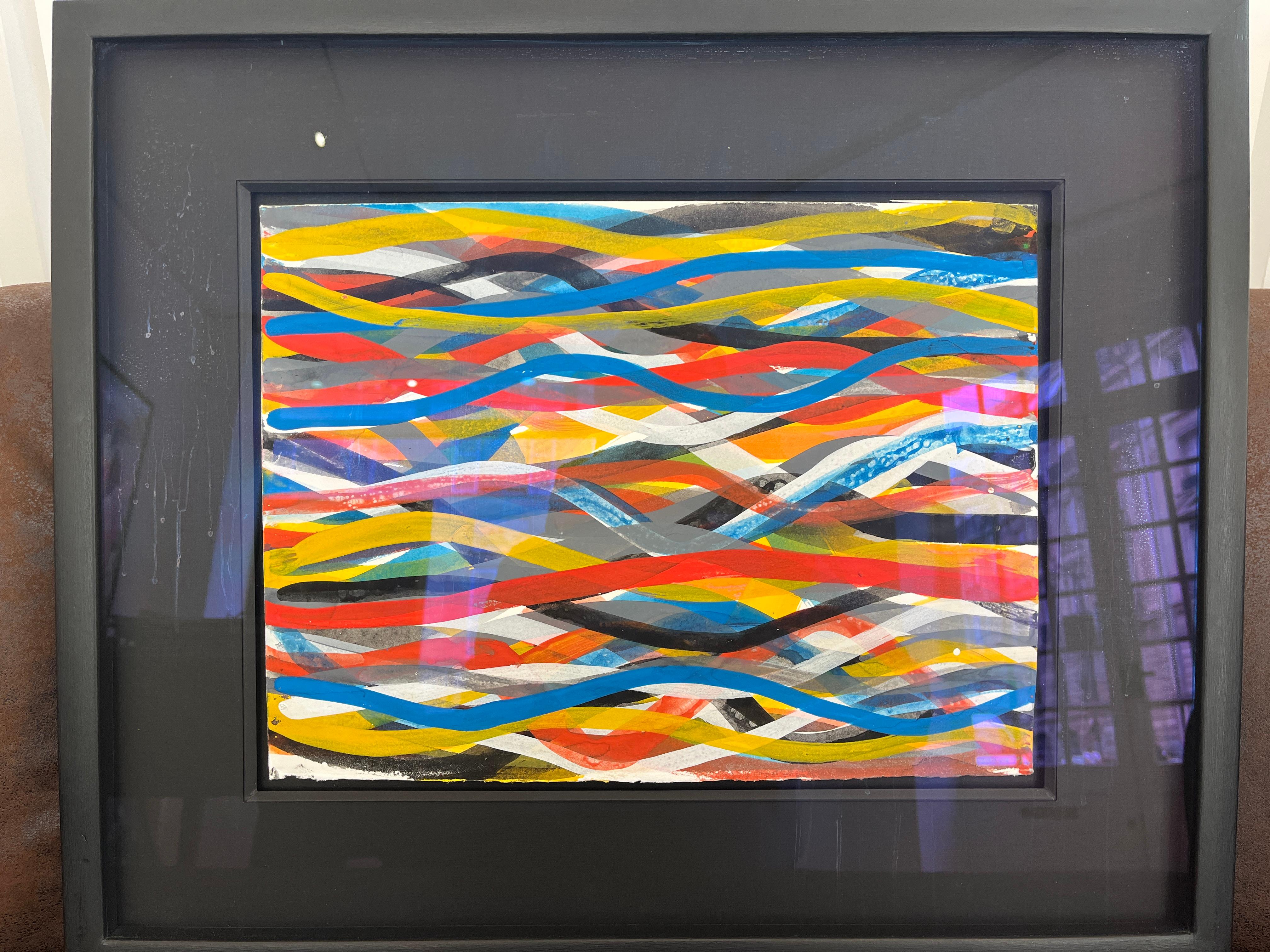 Pennellate orizzontali ondulate - Art di Sol LeWitt
