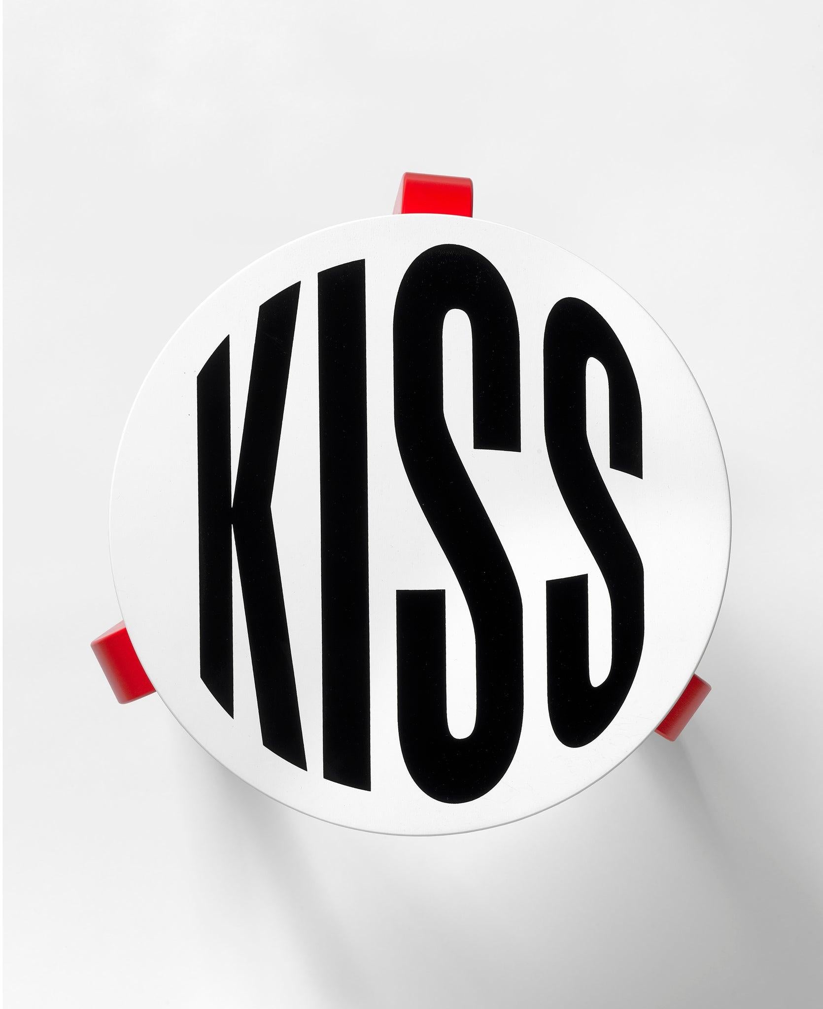 Untitled (Kiss) - Contemporary Art by Barbara Kruger