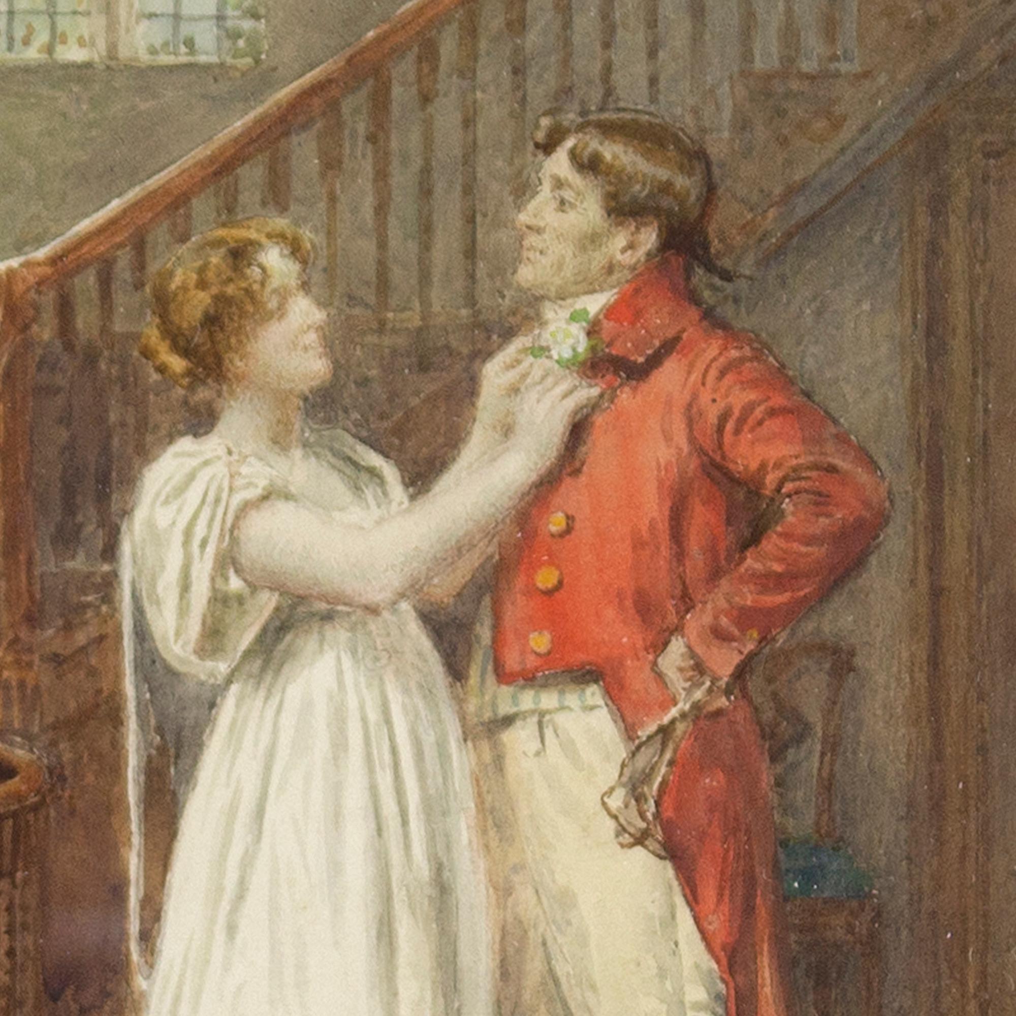 George Goodwin Kilburne, The Finishing Touch, Watercolour For Sale 6