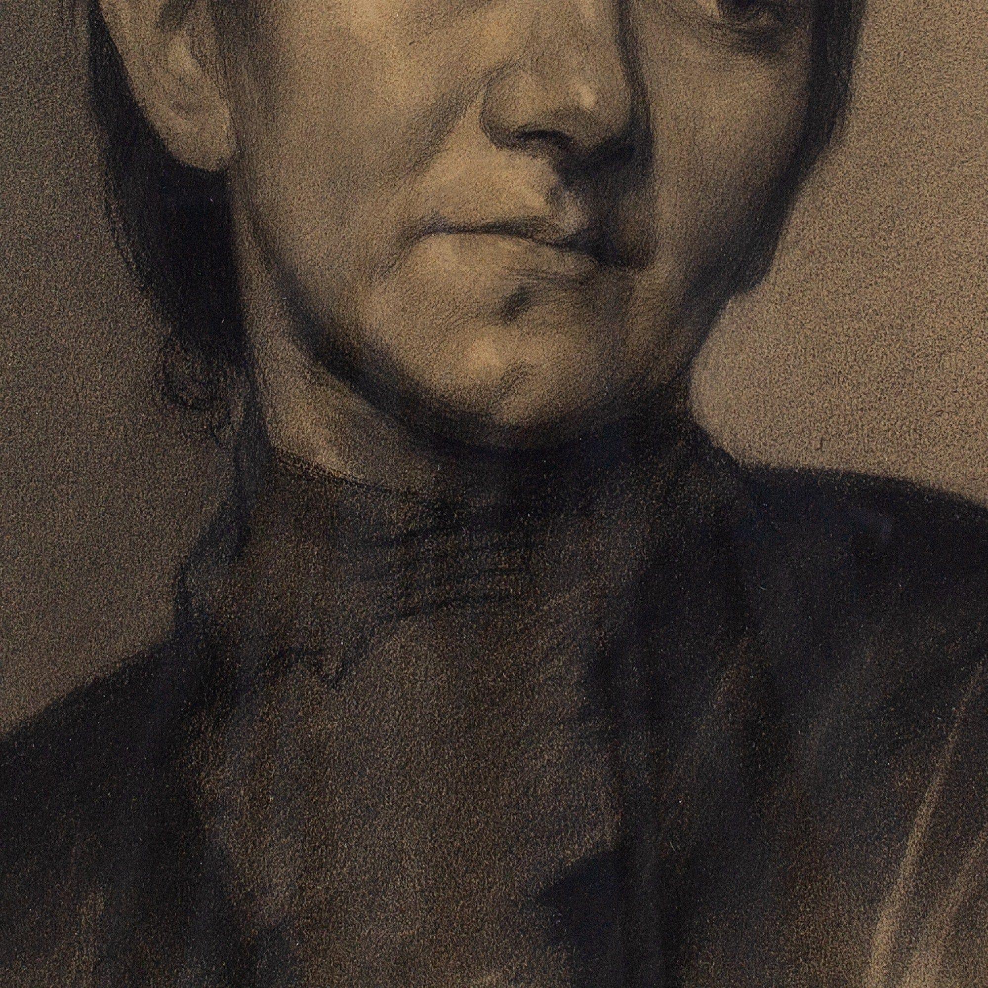 Portrait d'une femme, dessin de Julius Mante ( attribué à en vente 4