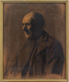 Jonas Åkesson, Portrait Of A Man, Drawing