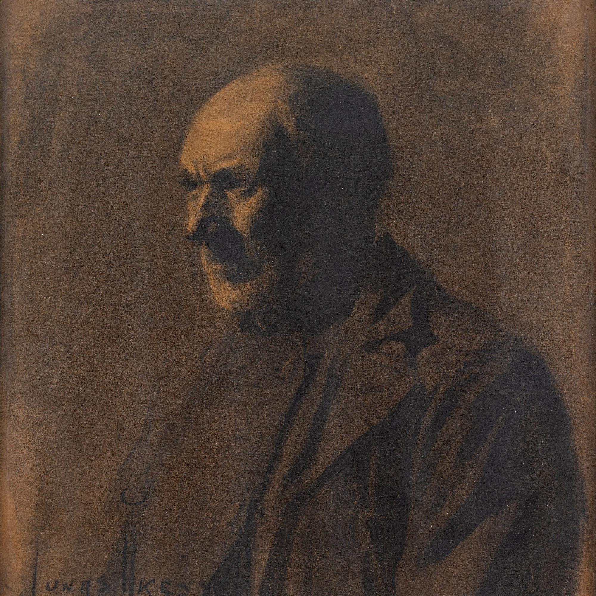 Jonas Åkesson, Portrait Of A Man, Drawing 1