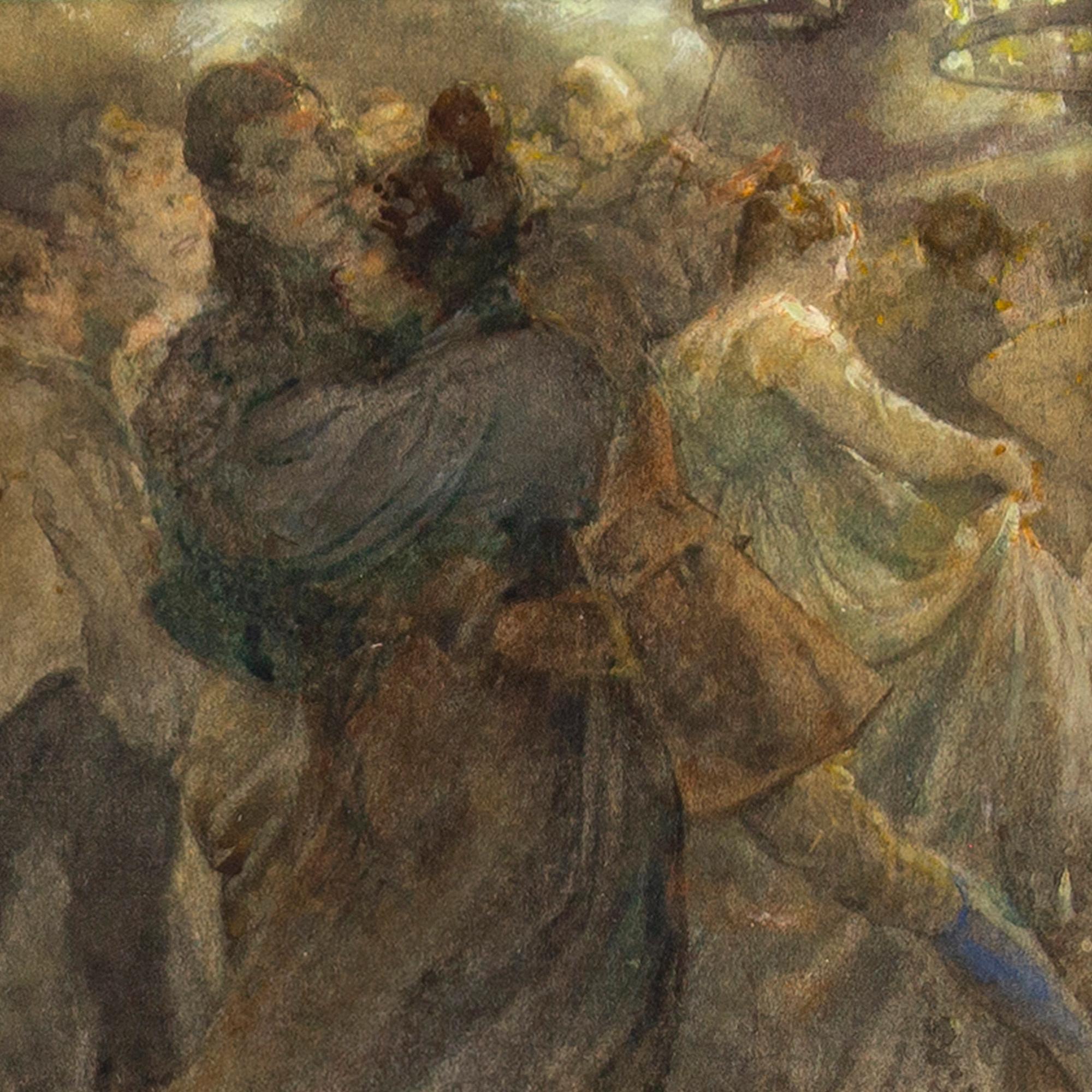 Edgar Bundy RA, The Wallflower, Watercolour 8
