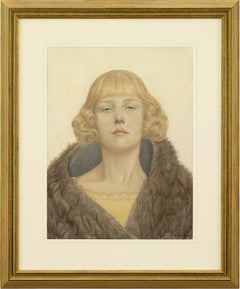 Thomas Capel Walton Smith, Early 20th-Century Portrait Of A Woman, Watercolour