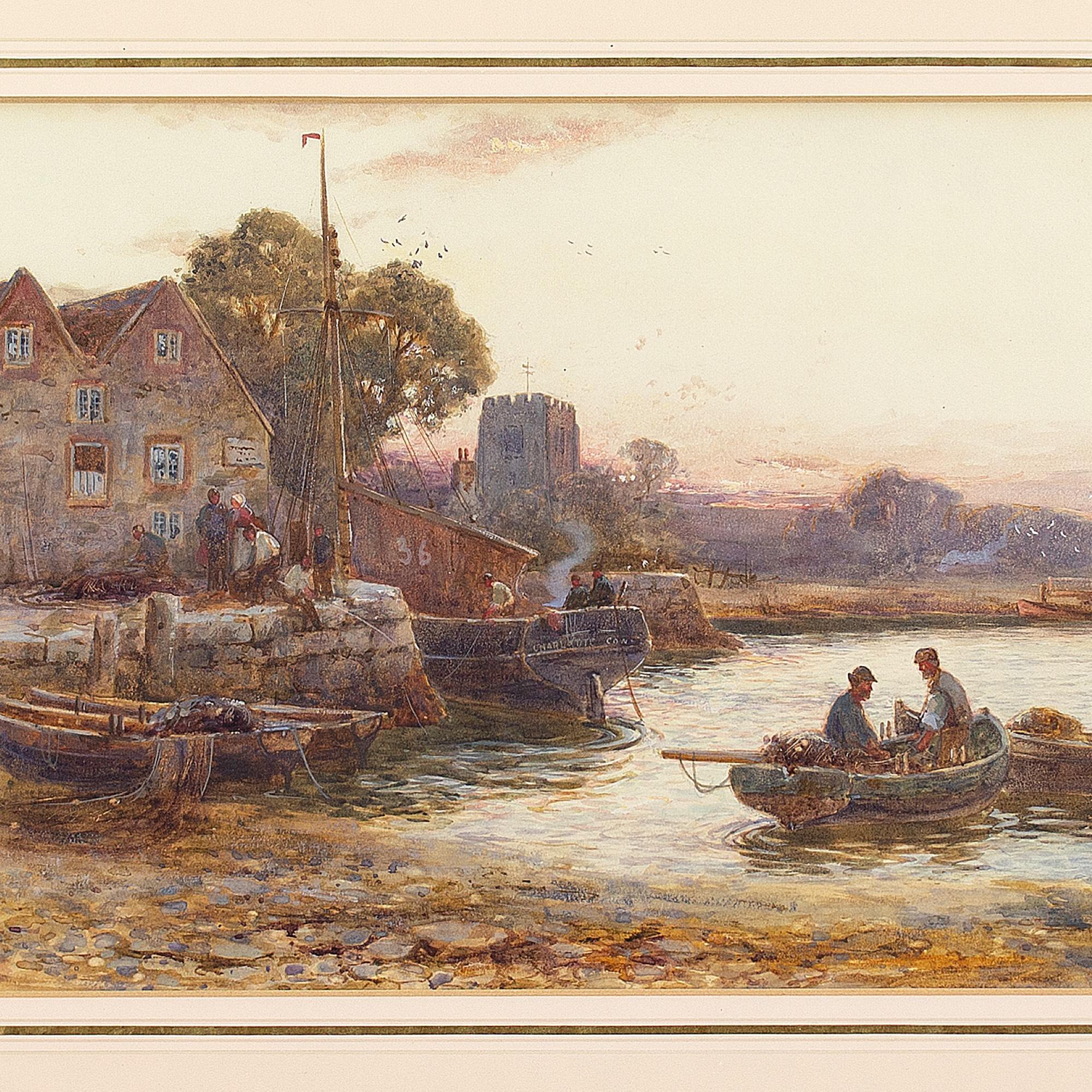 Walter Stuart Lloyd, Wooten Creek, Isle Of Wight, Watercolour 3