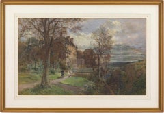 John Smart RSA RSW, The Grounds Of A Scottish Baronial Mansion, Watercolour