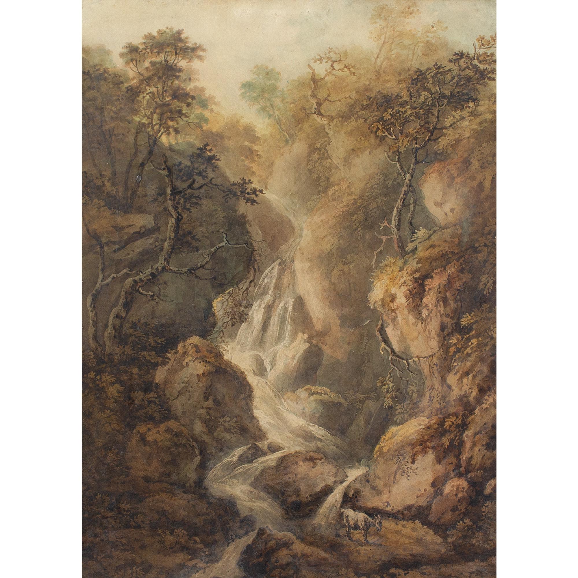 Benjamin Barker of Bath (Attributed), A Goat By A Waterfall 1