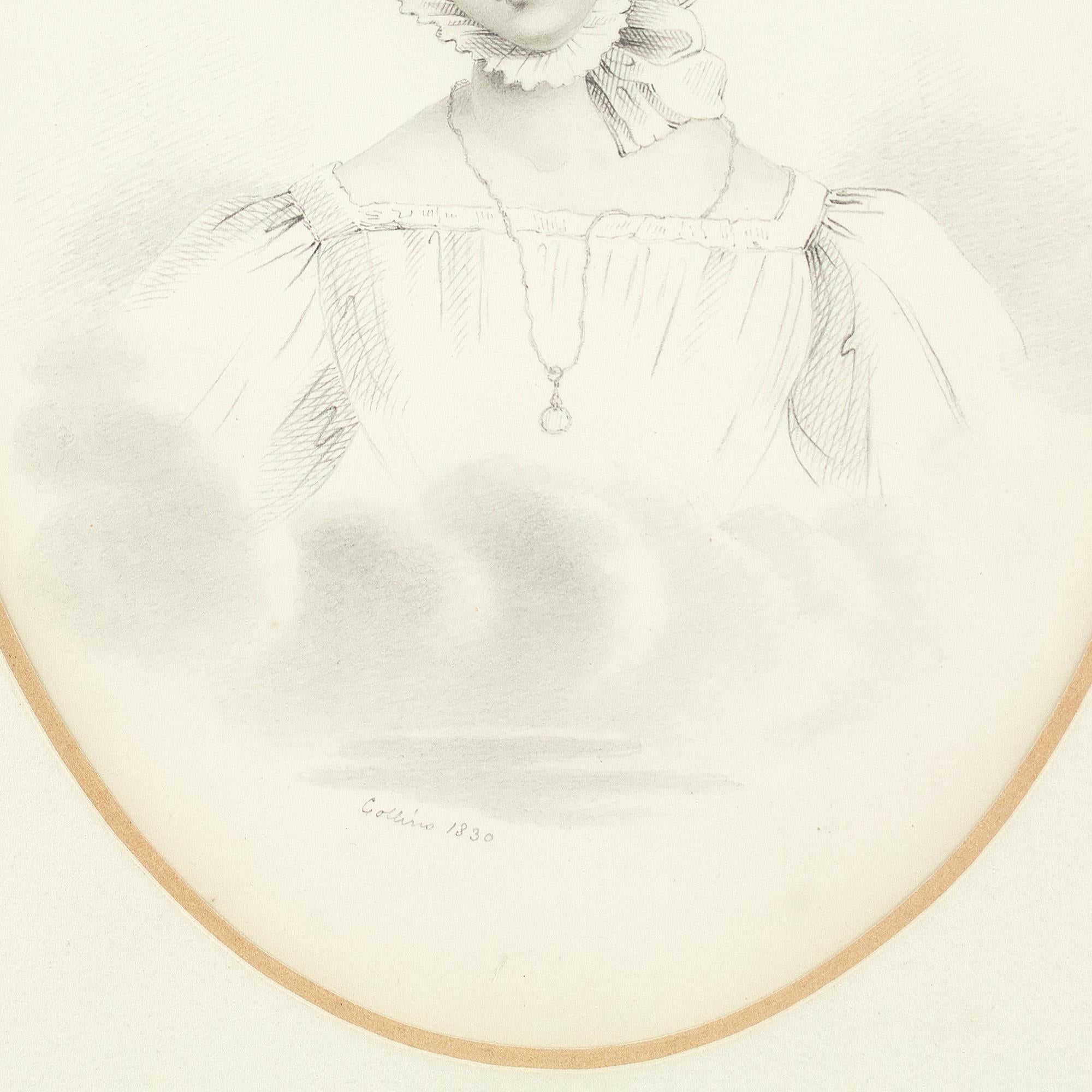 Early 19th-Century English School, Portrait Of A Lady For Sale 4