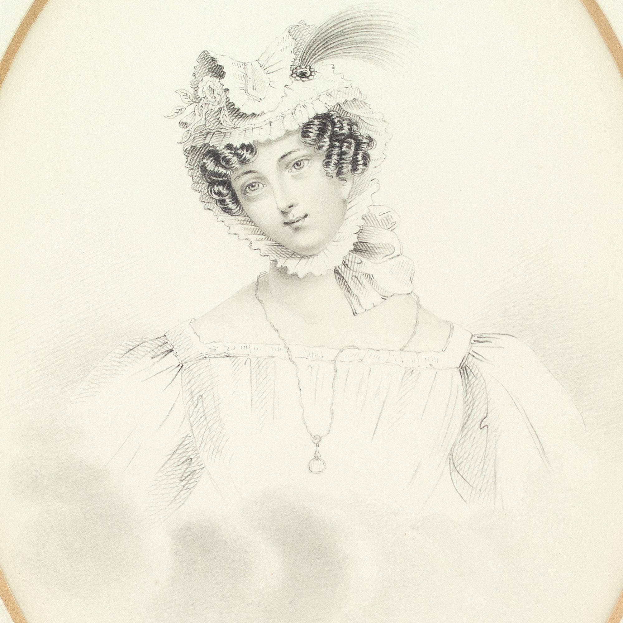 Early 19th-Century English School, Portrait Of A Lady For Sale 3