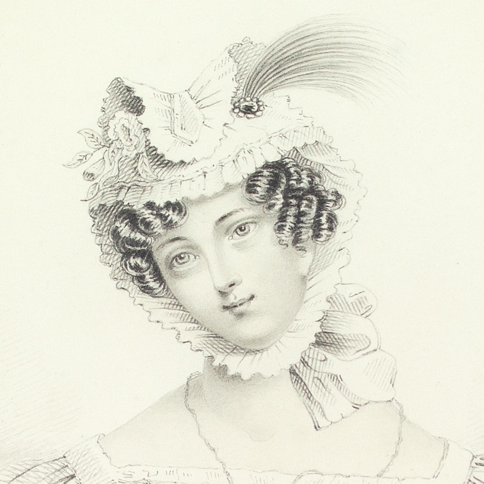 Early 19th-Century English School, Portrait Of A Lady For Sale 5
