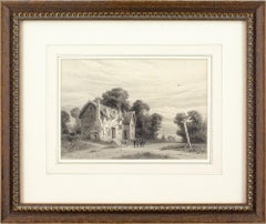 Edmond Albert Joseph Tyrel de Poix, Landscape With Pub & Signpost