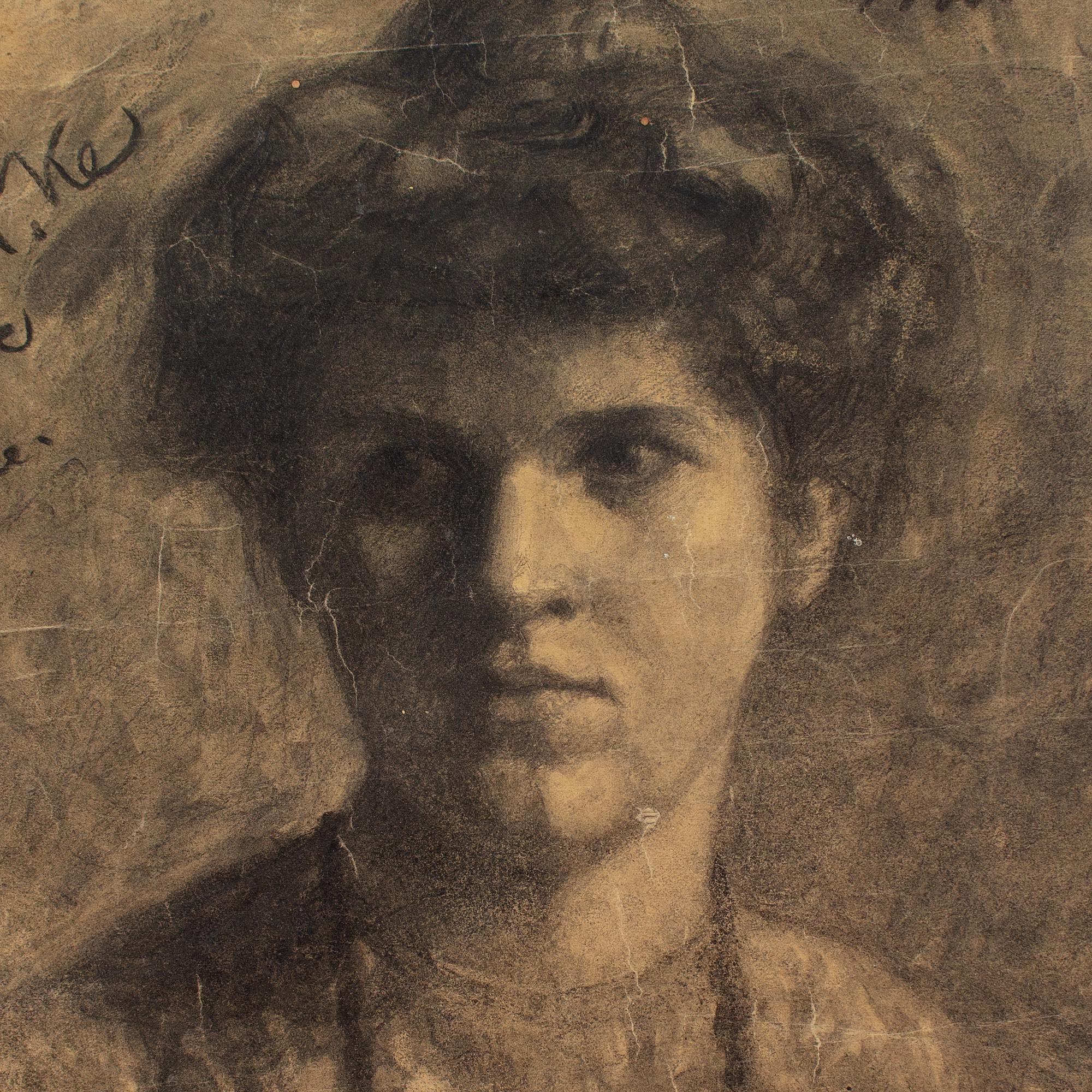 Leopold Morsing, Estudio de retrato de una mujer 4
