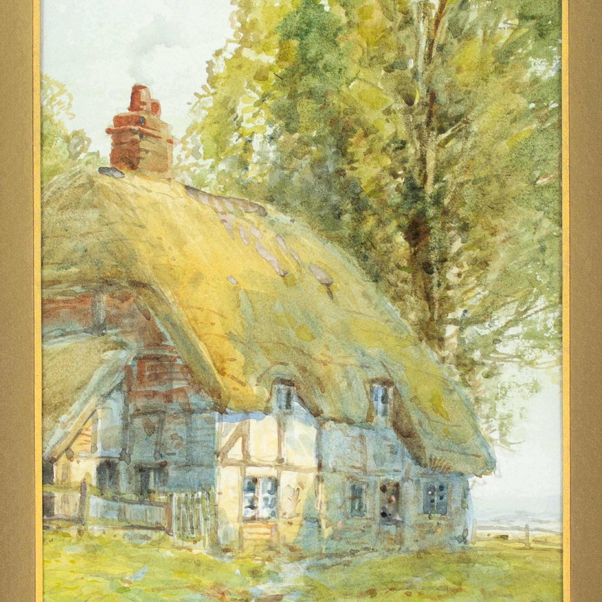 Hugh Nisbett, Par de vistas rurales con casas de campo 7
