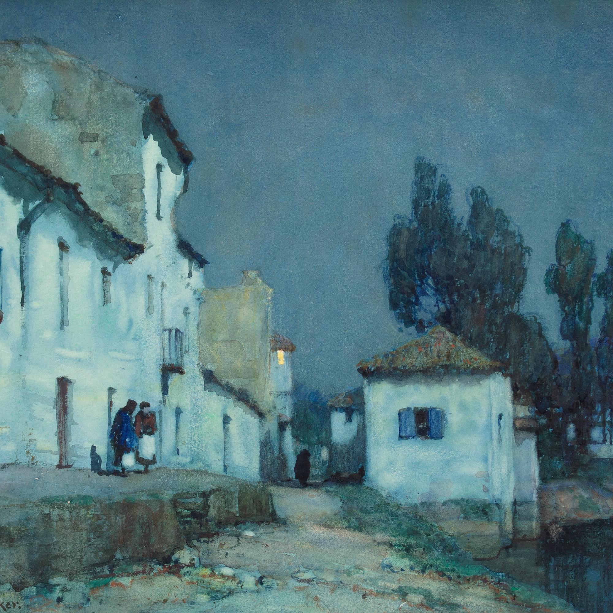 Albert Moulton Foweraker RBA, Moonlight, Algeciras 1
