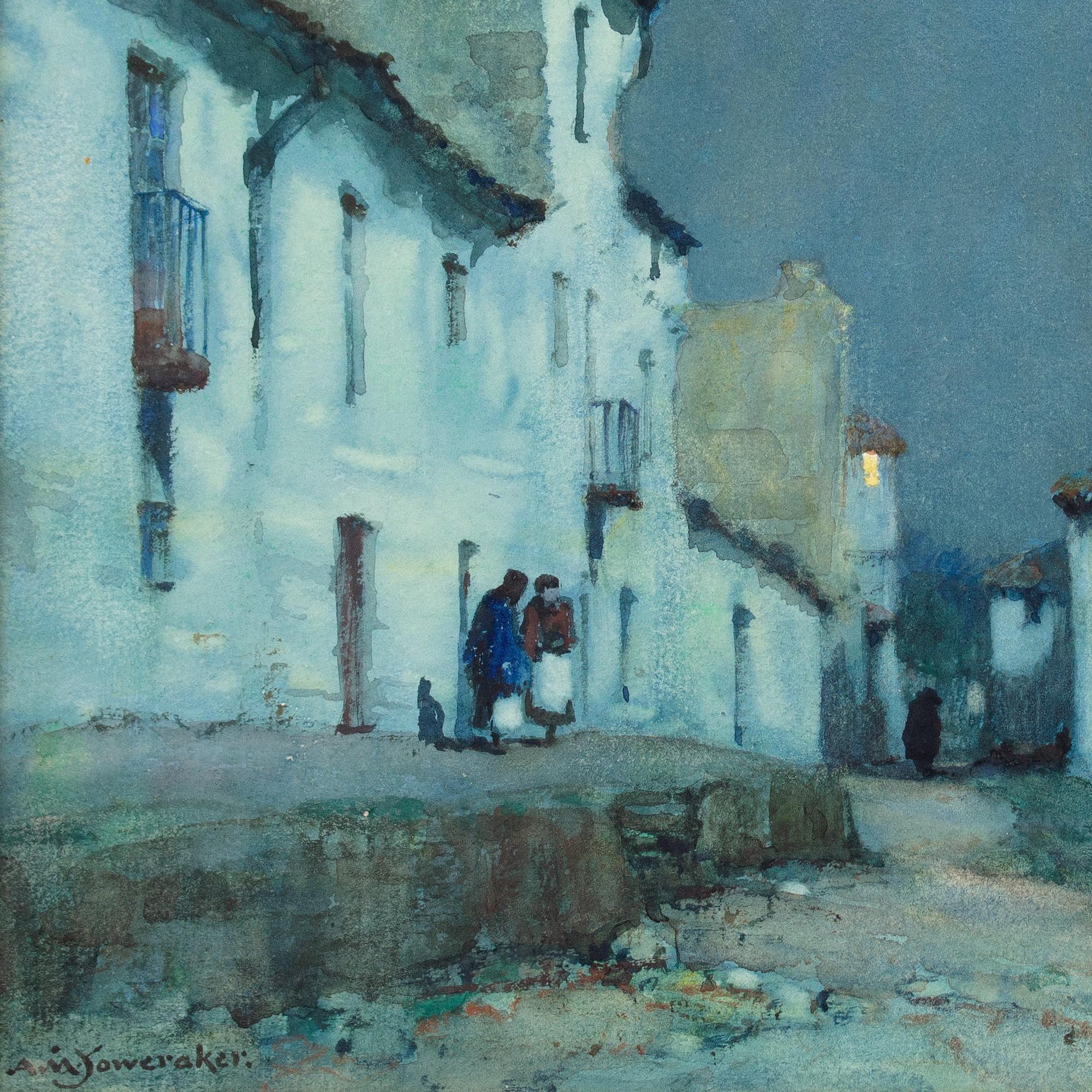 Albert Moulton Foweraker RBA, Moonlight, Algeciras 4