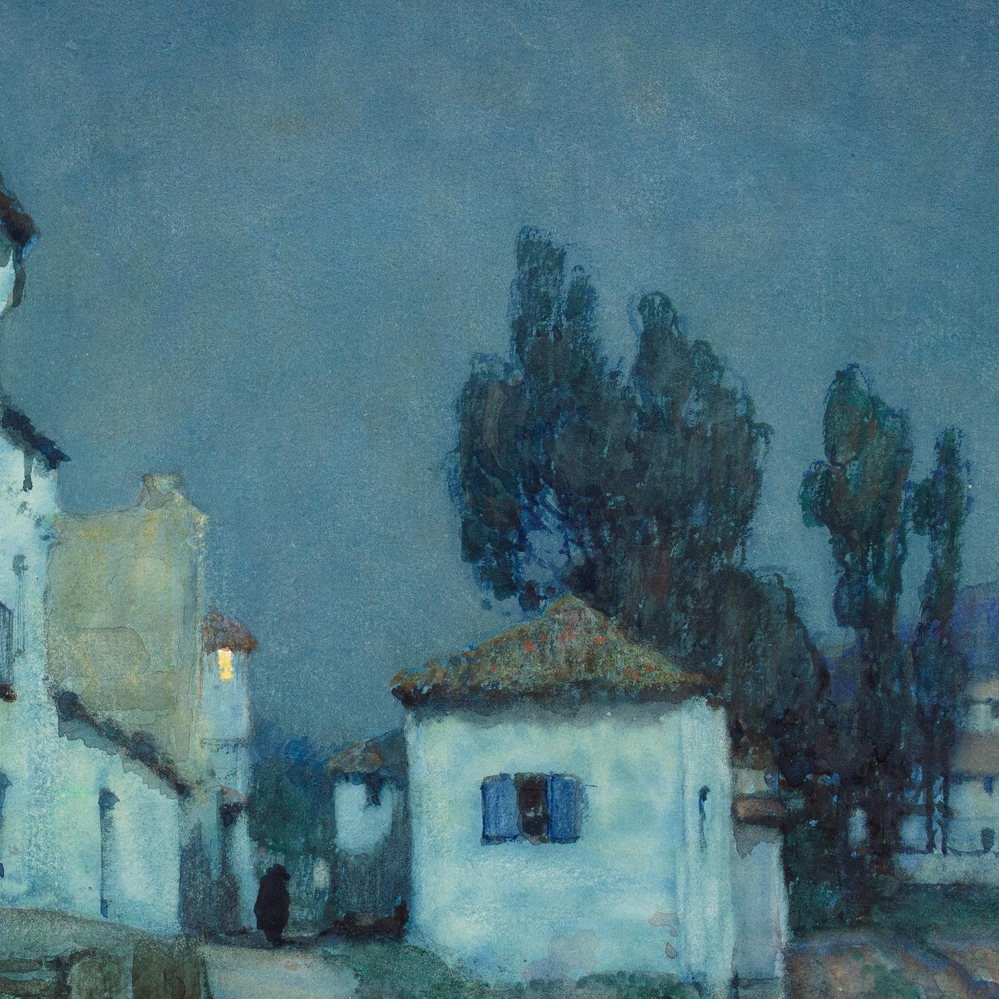 Albert Moulton Foweraker RBA, Moonlight, Algeciras 3