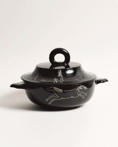Grand pot couvert – Keramik aus der Mitte des Jahrhunderts des französischen Künstlers in Vallauris