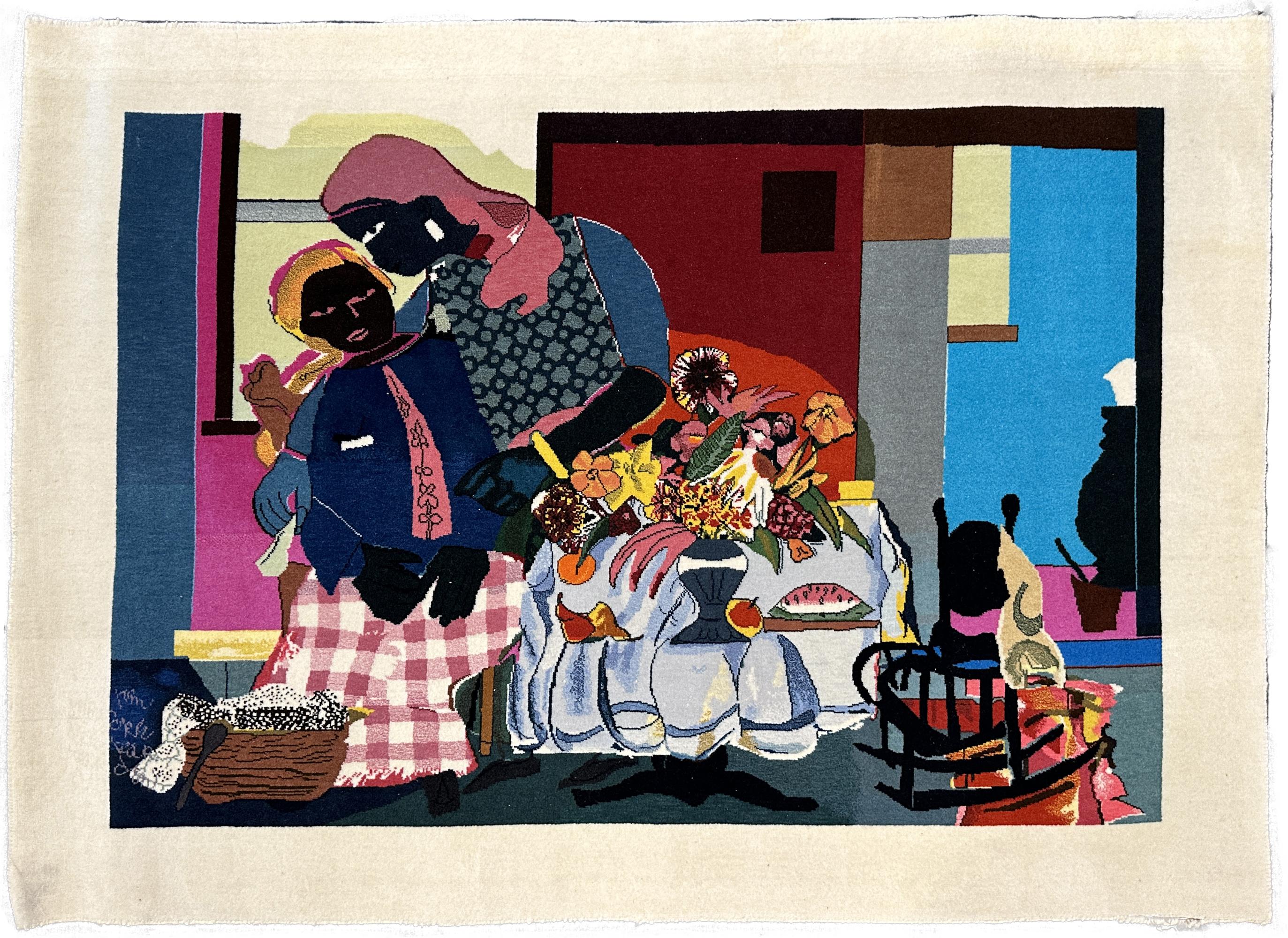 Mourning Wool Tapestry  - Art by Romare Bearden