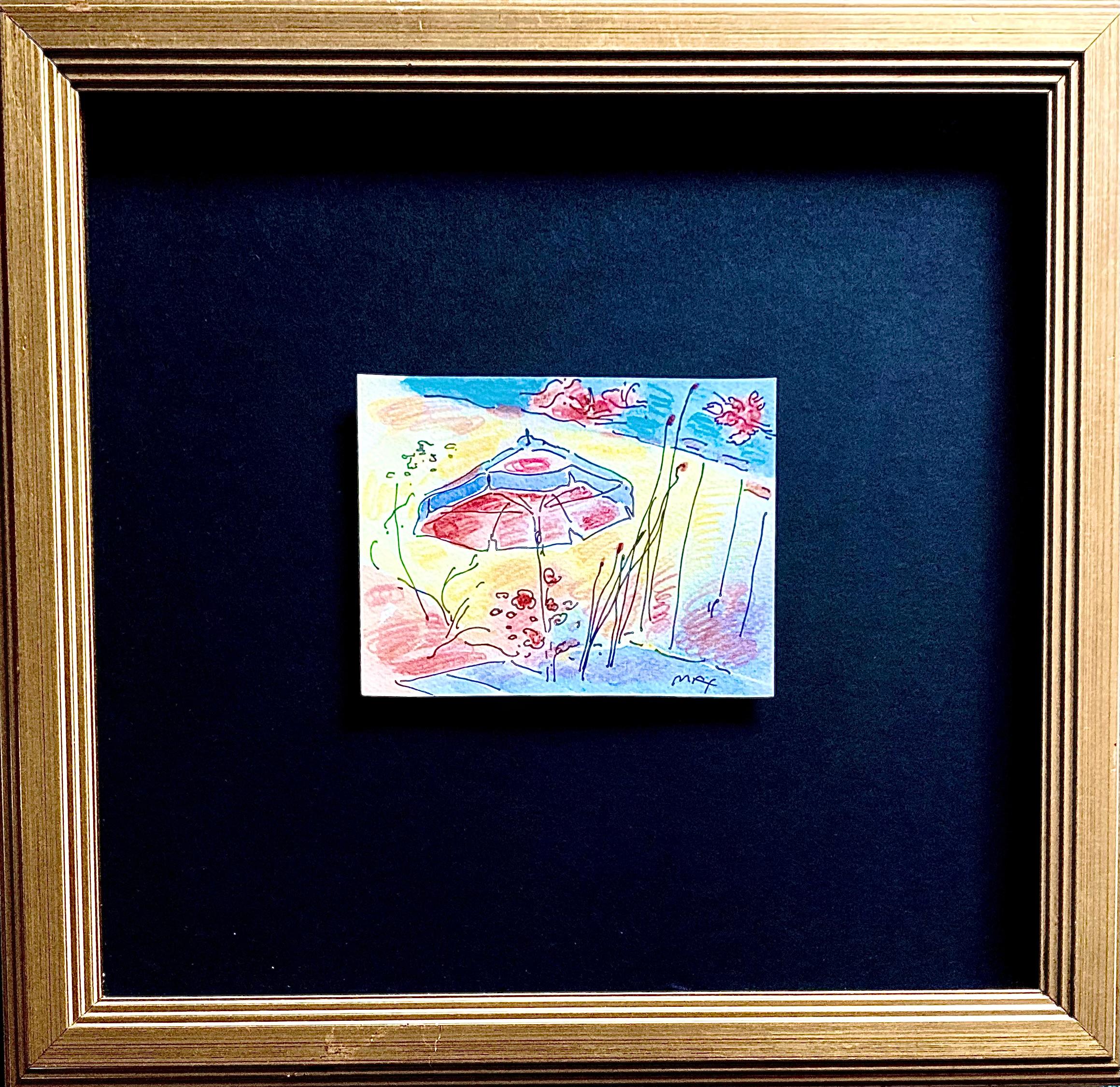 "Beach Umbrella" - Art by Peter Max