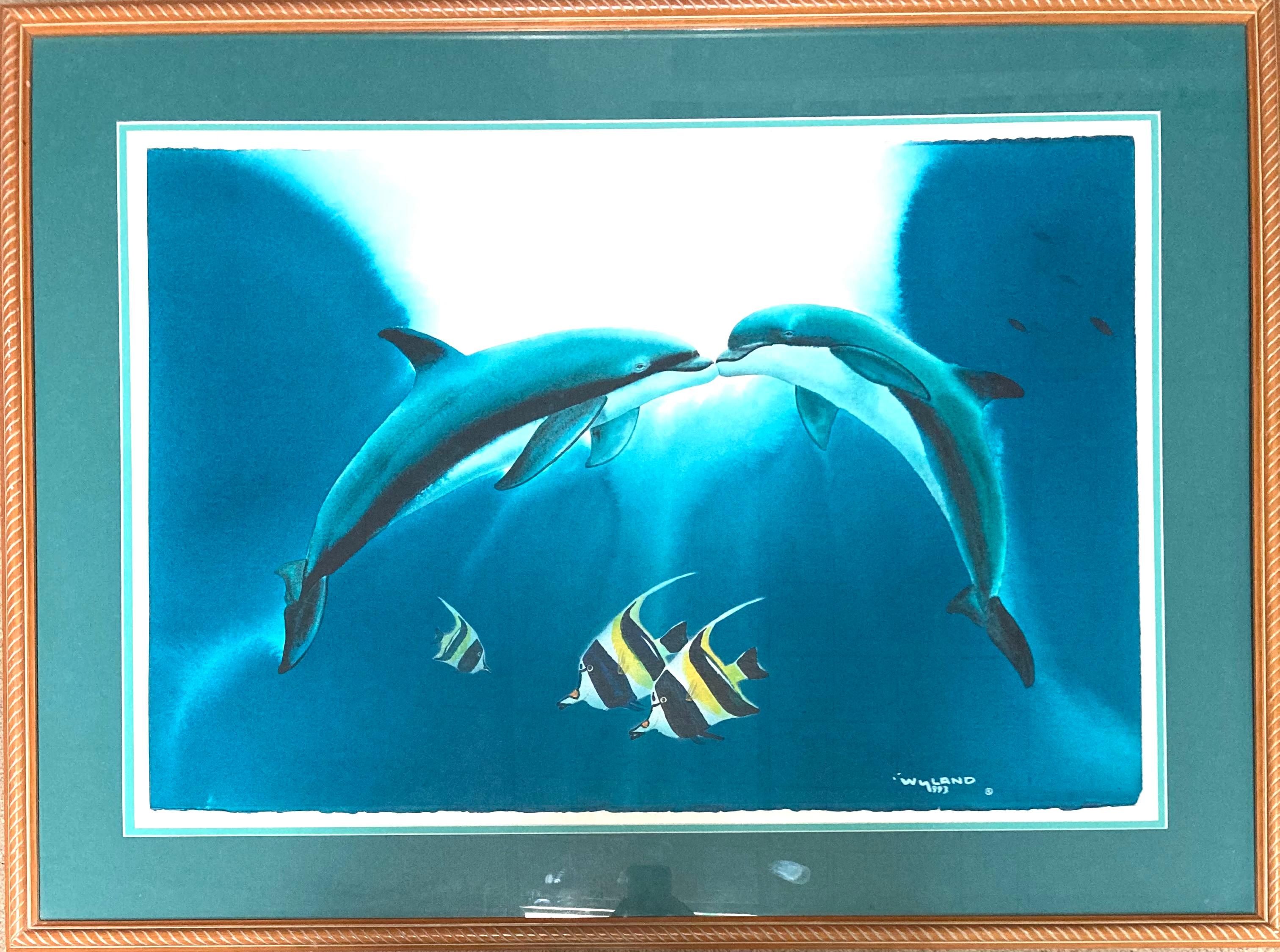 L'amour des dauphins - Art de Robert Wyland