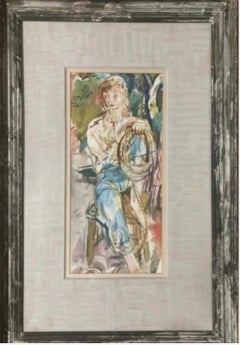 Sitzendes Mädchen