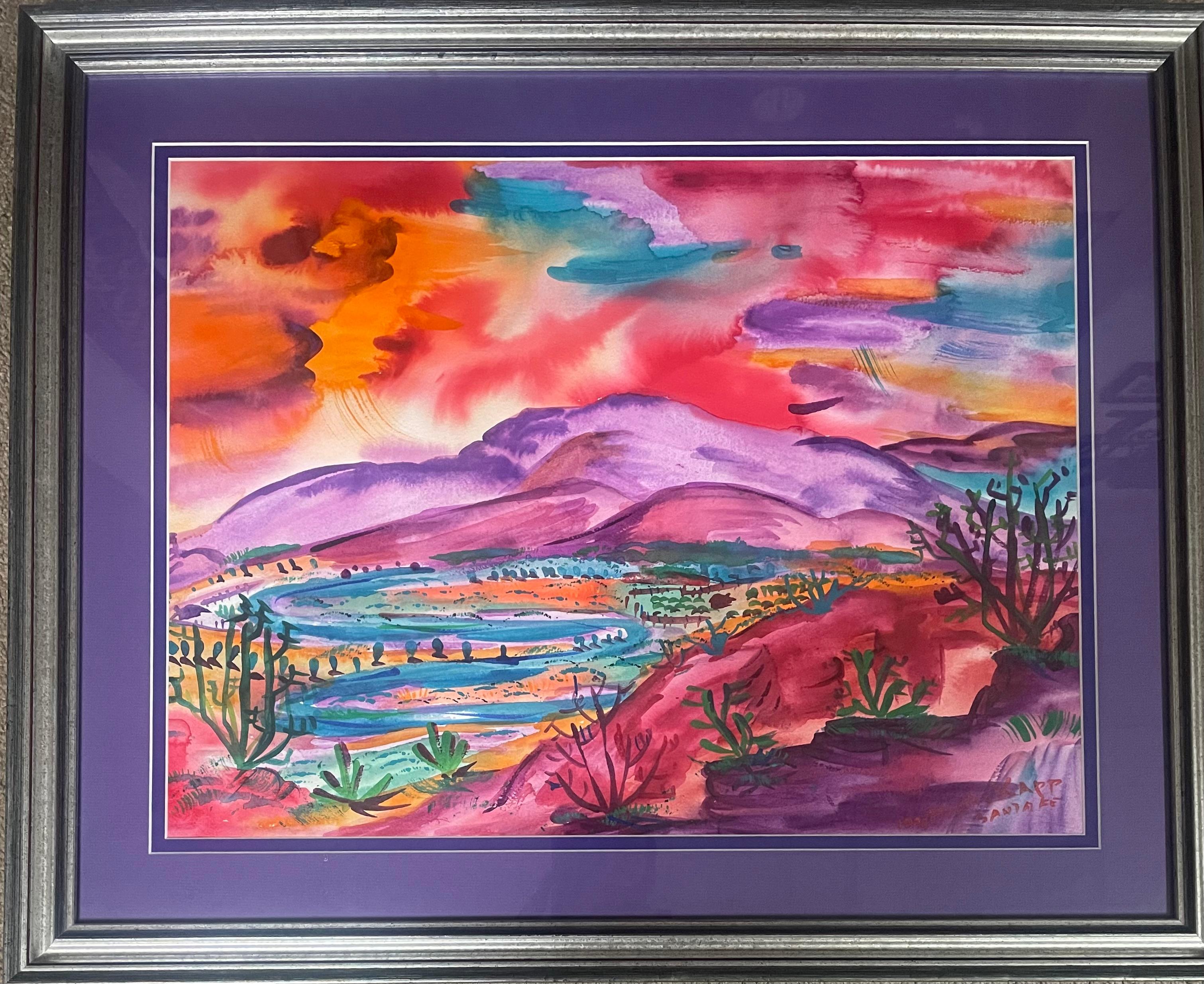 "Santa Fe" - Art di Phyllis Kapp