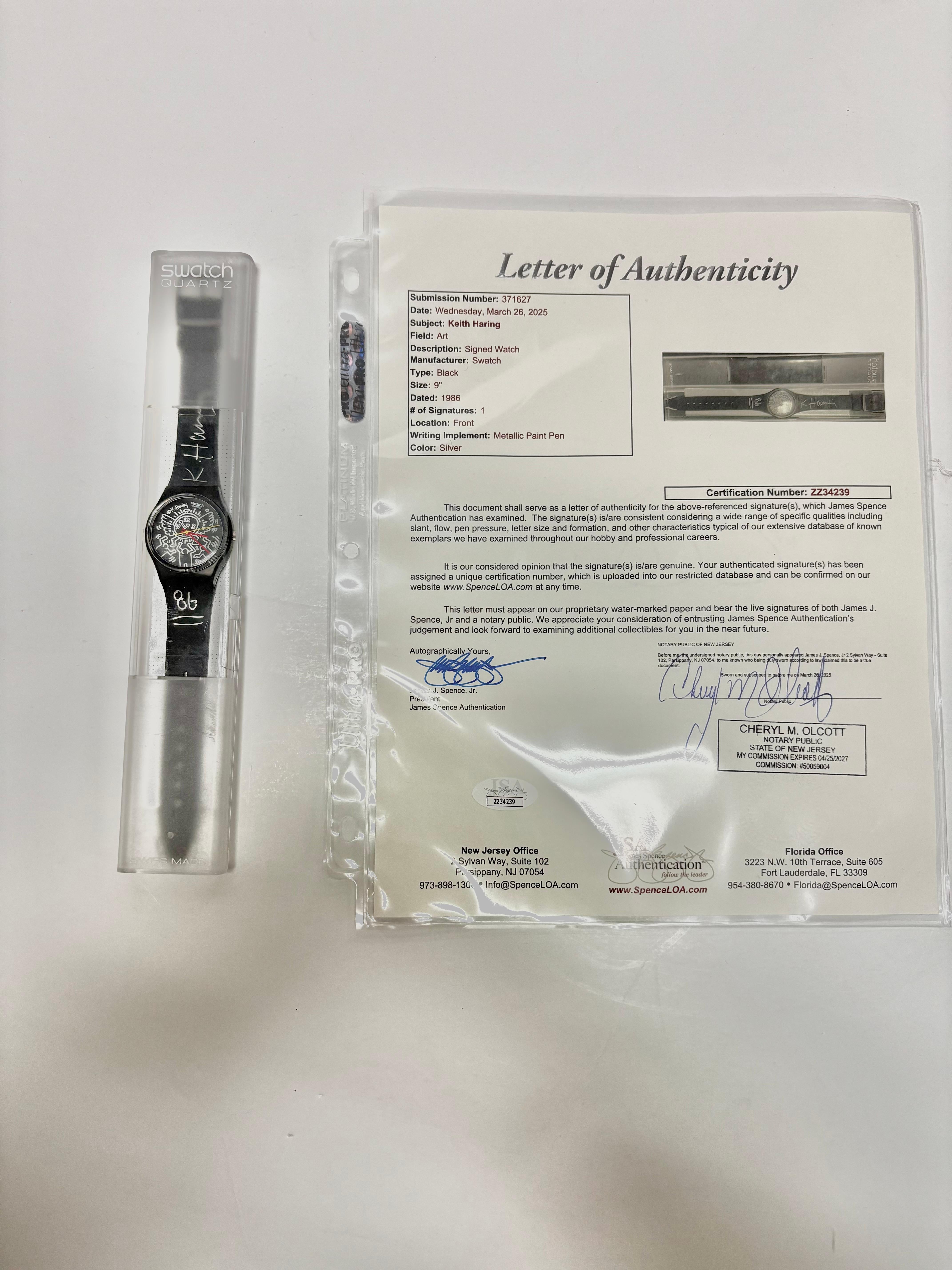 “Signed swatch watch” - Art by Keith Haring