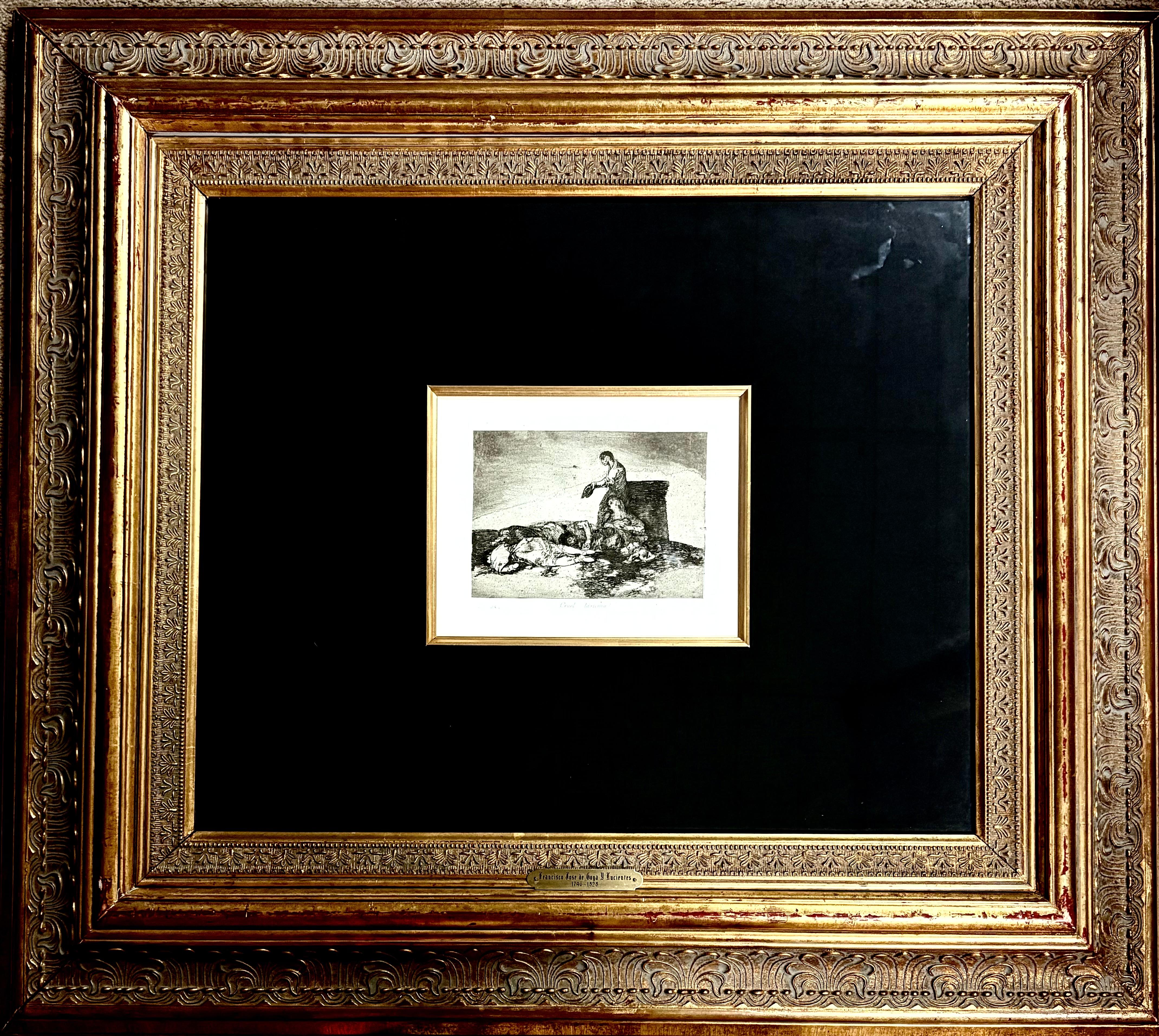 “Cruel Lastima Etching 1810-1815” - Art by Francisco Goya