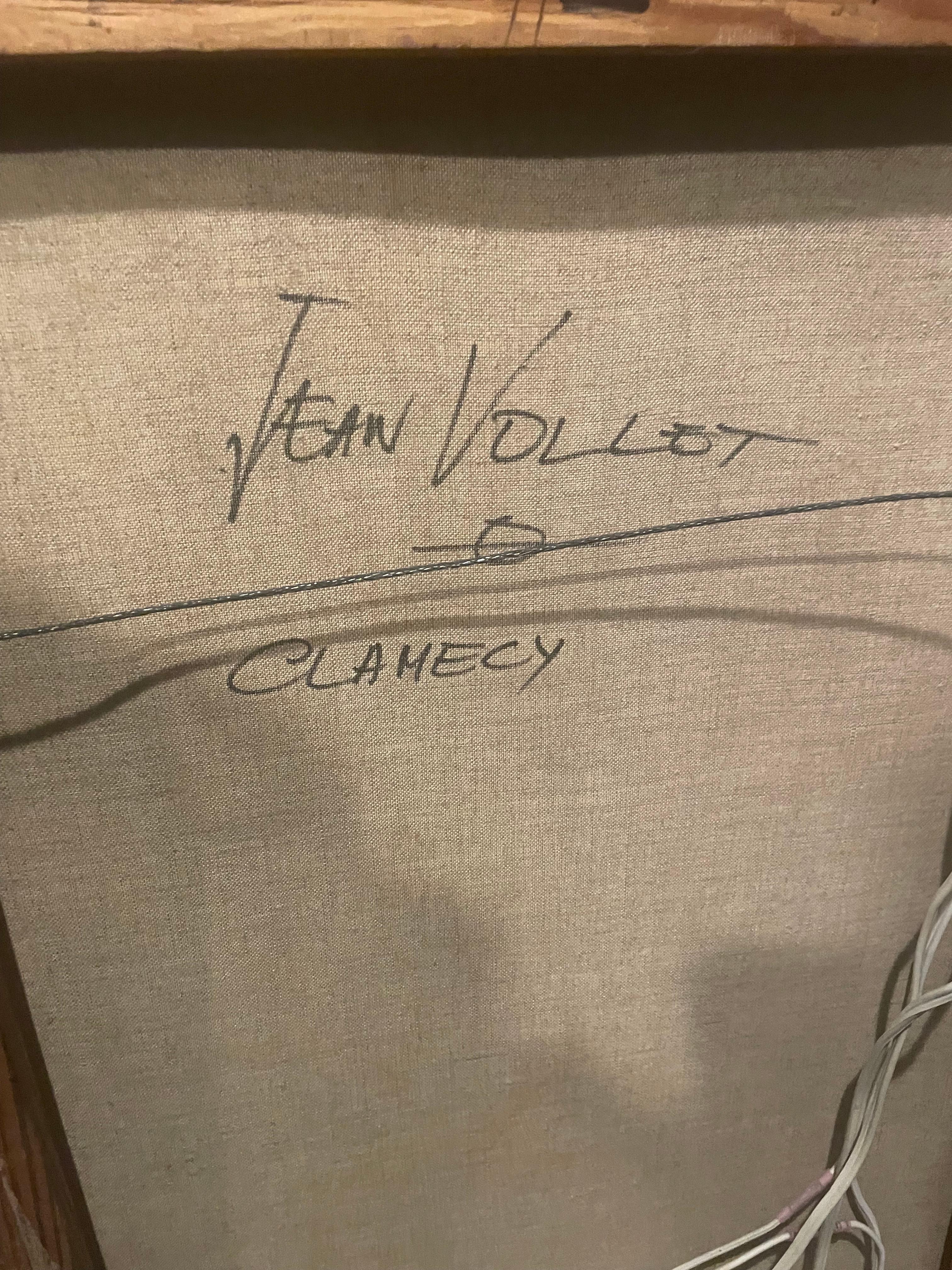 Grande peinture à l'huile d'origine JEAN VOLLET. Incroyable peinture, les couleurs sont incroyables. C'est l'une des meilleures peintures de jean. Mesure 32x40. En excellent état.

