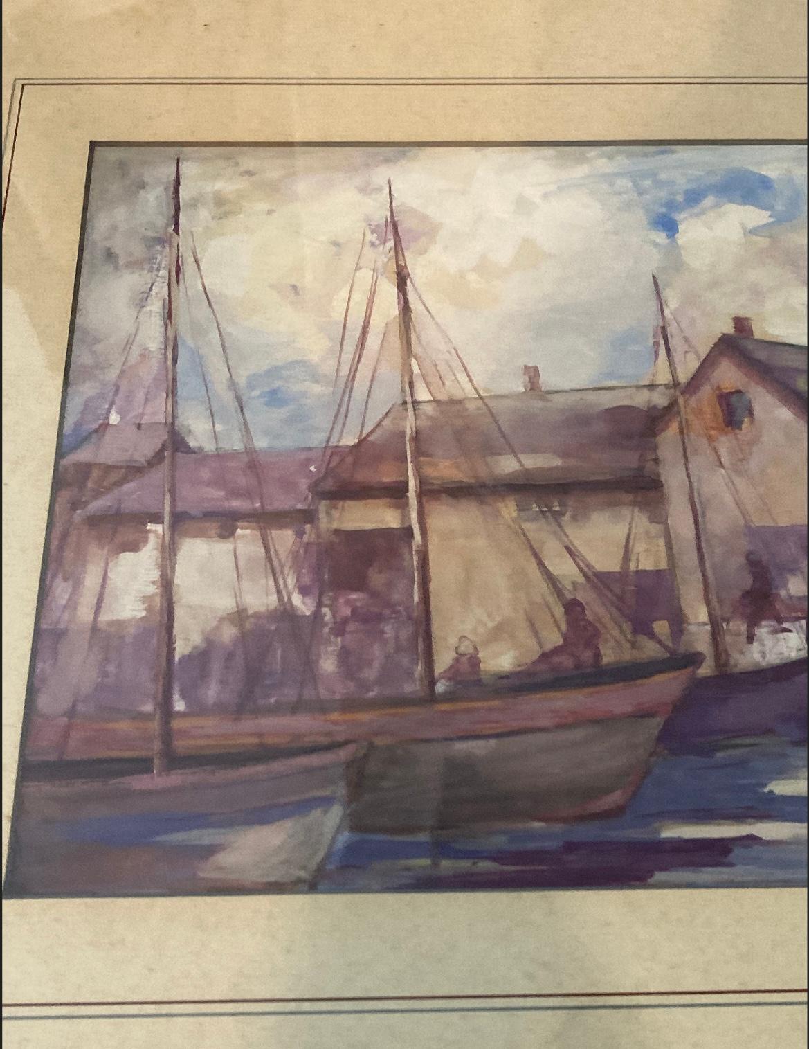 “Harbor Scene” For Sale 2