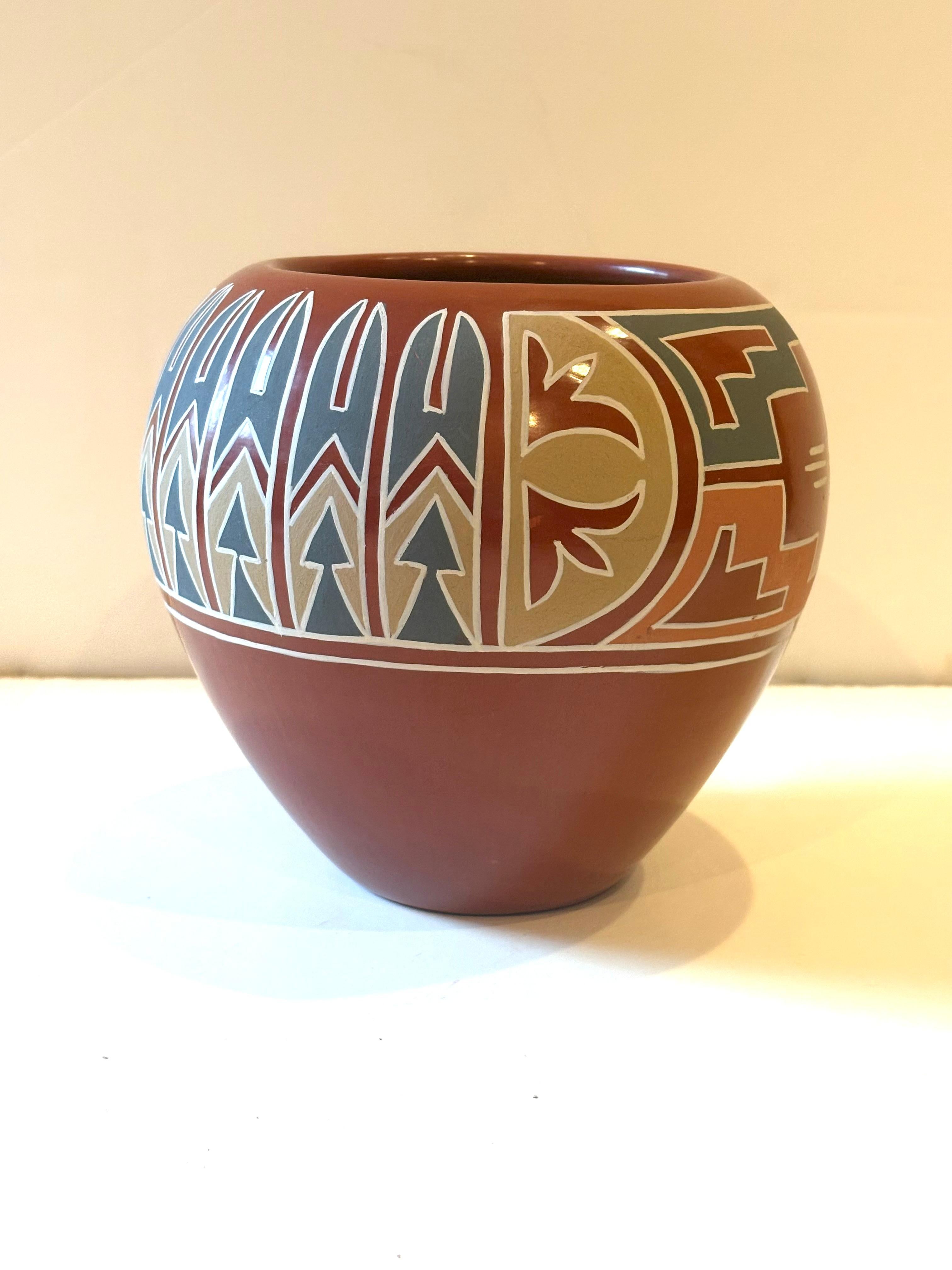 “Pottery Santa Clara Bowl” - Art by Belen Tapia
