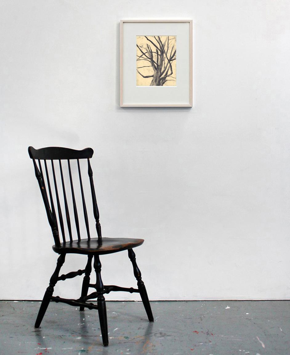 Sweet Tree 1 - Botanical Still Life Drawing by Eva Sozap For Sale 4