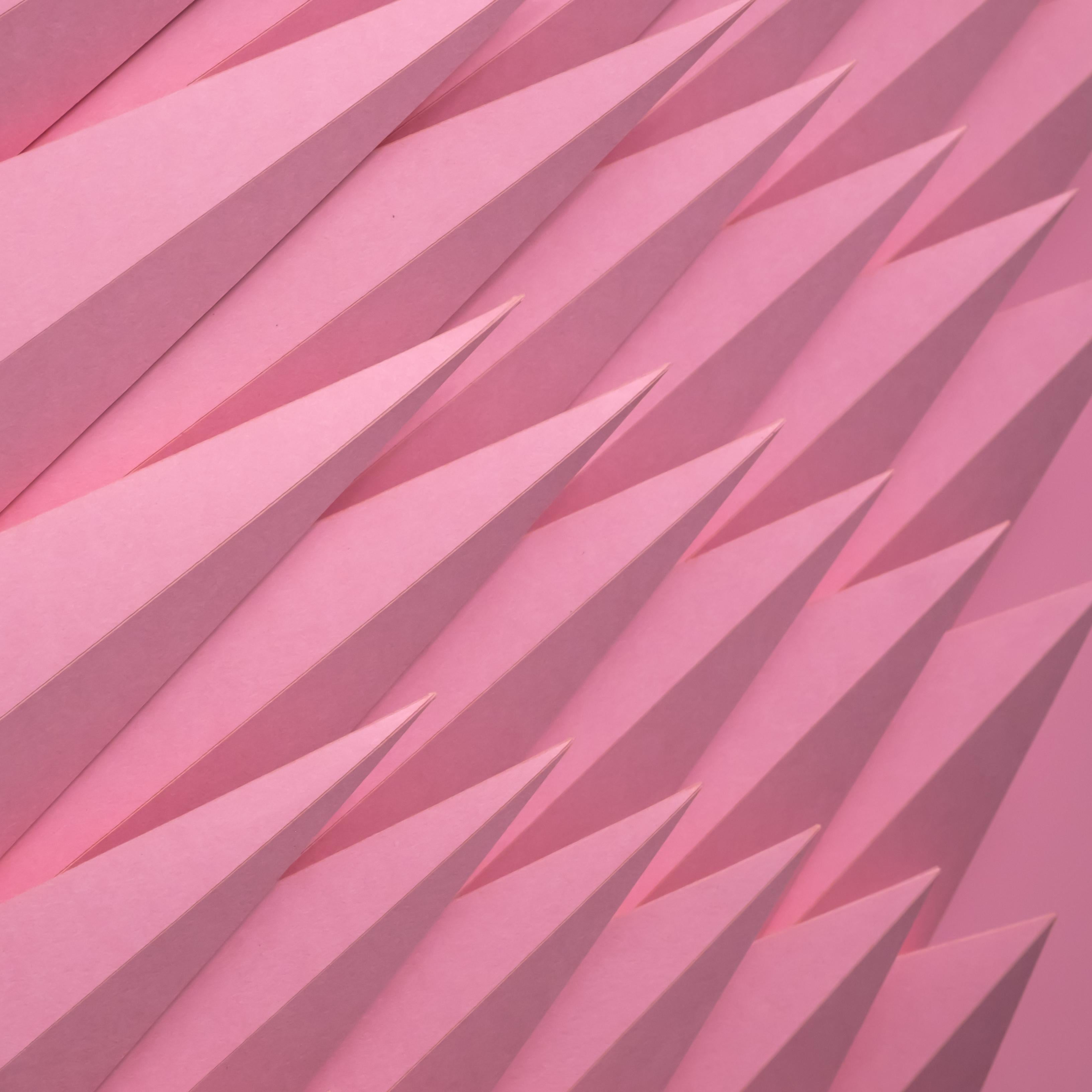 Pink Swirl - Abstract Geometric Painting by Yossi Ben Abu