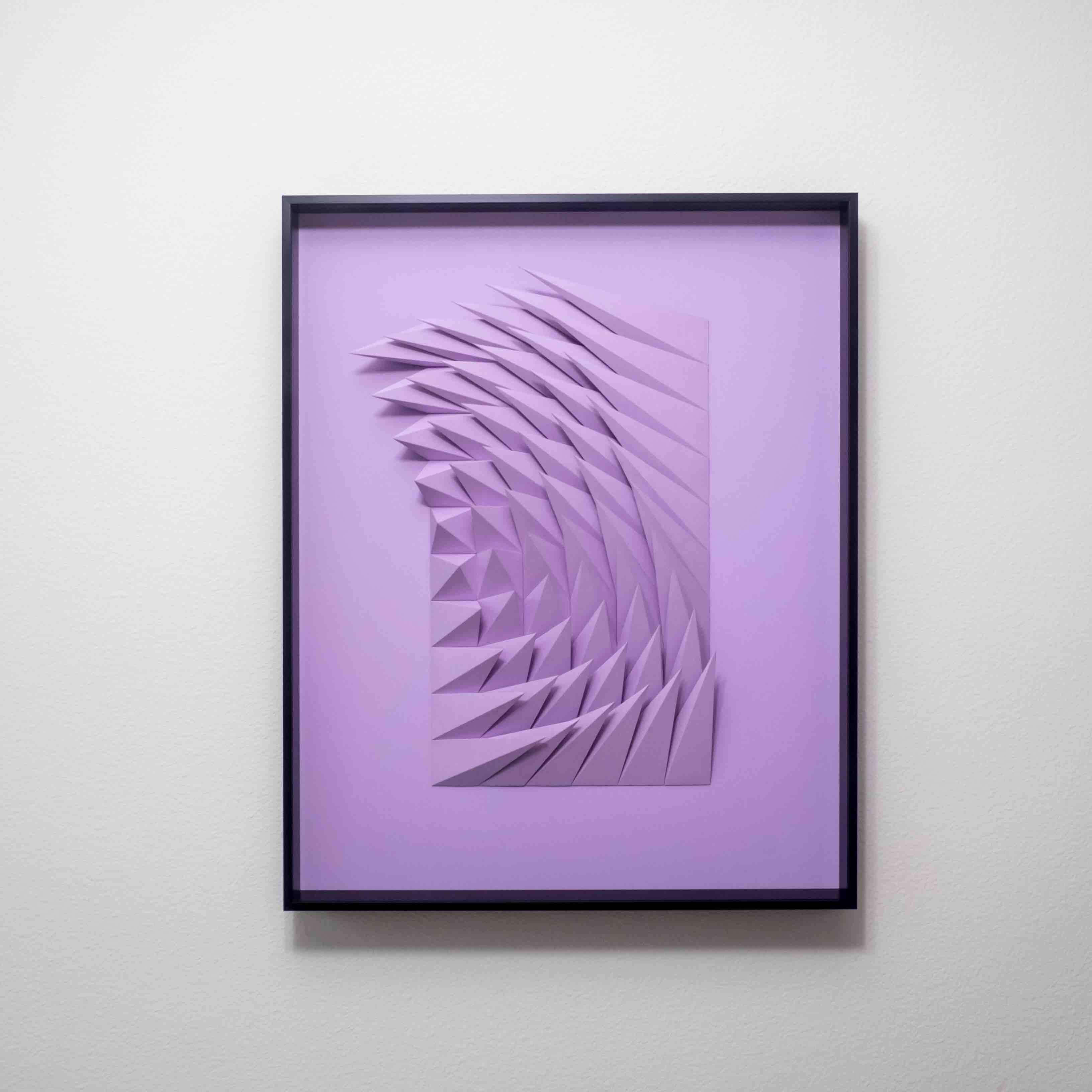 Yossi Ben Abu Abstract Sculpture - Plum swirl