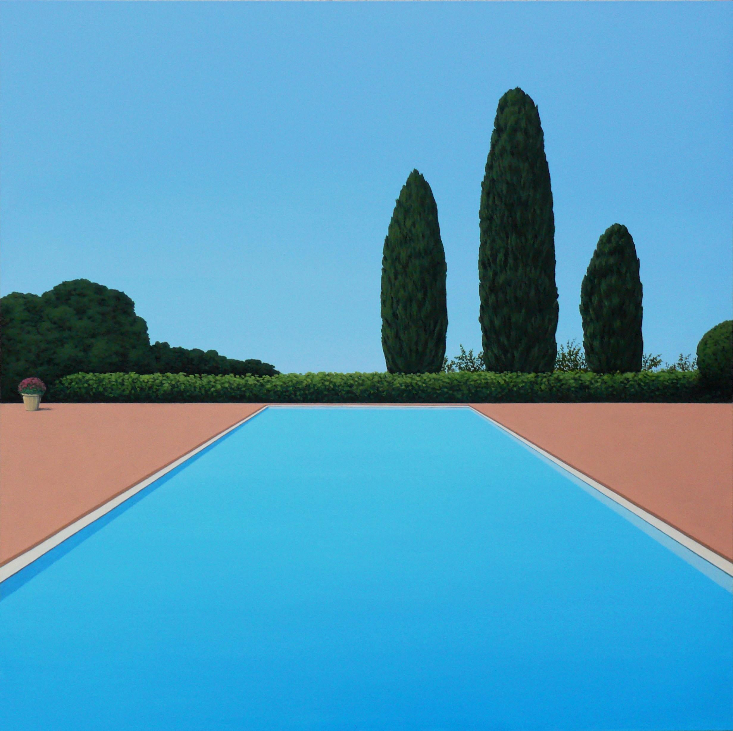 Magdalena Laskowska Figurative Painting - Pool no. 3
