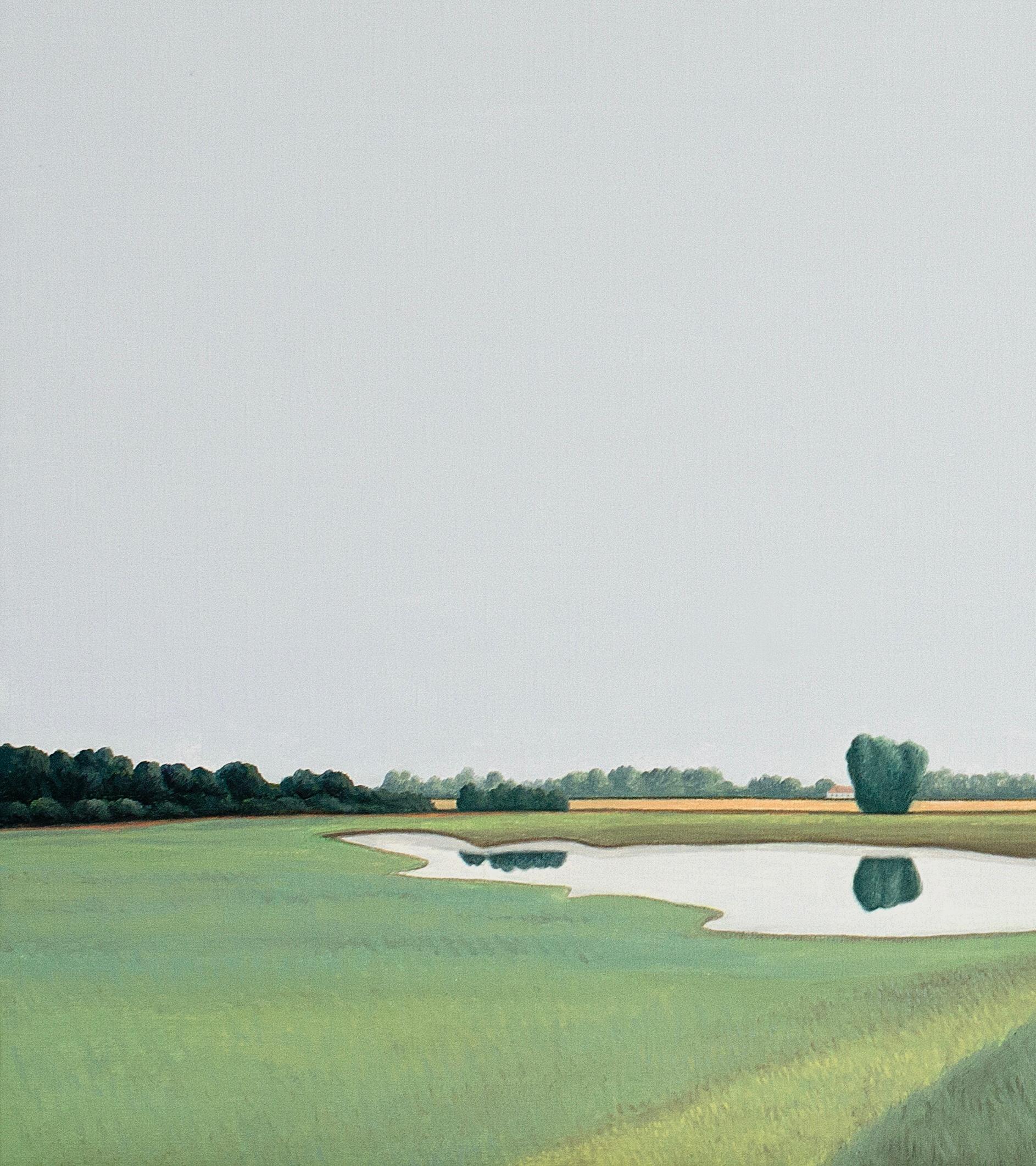 Ooijpolder - Landscape painting - Painting by Jeroen Allart