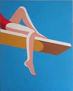 Pedicure - contemporary minimalist painting