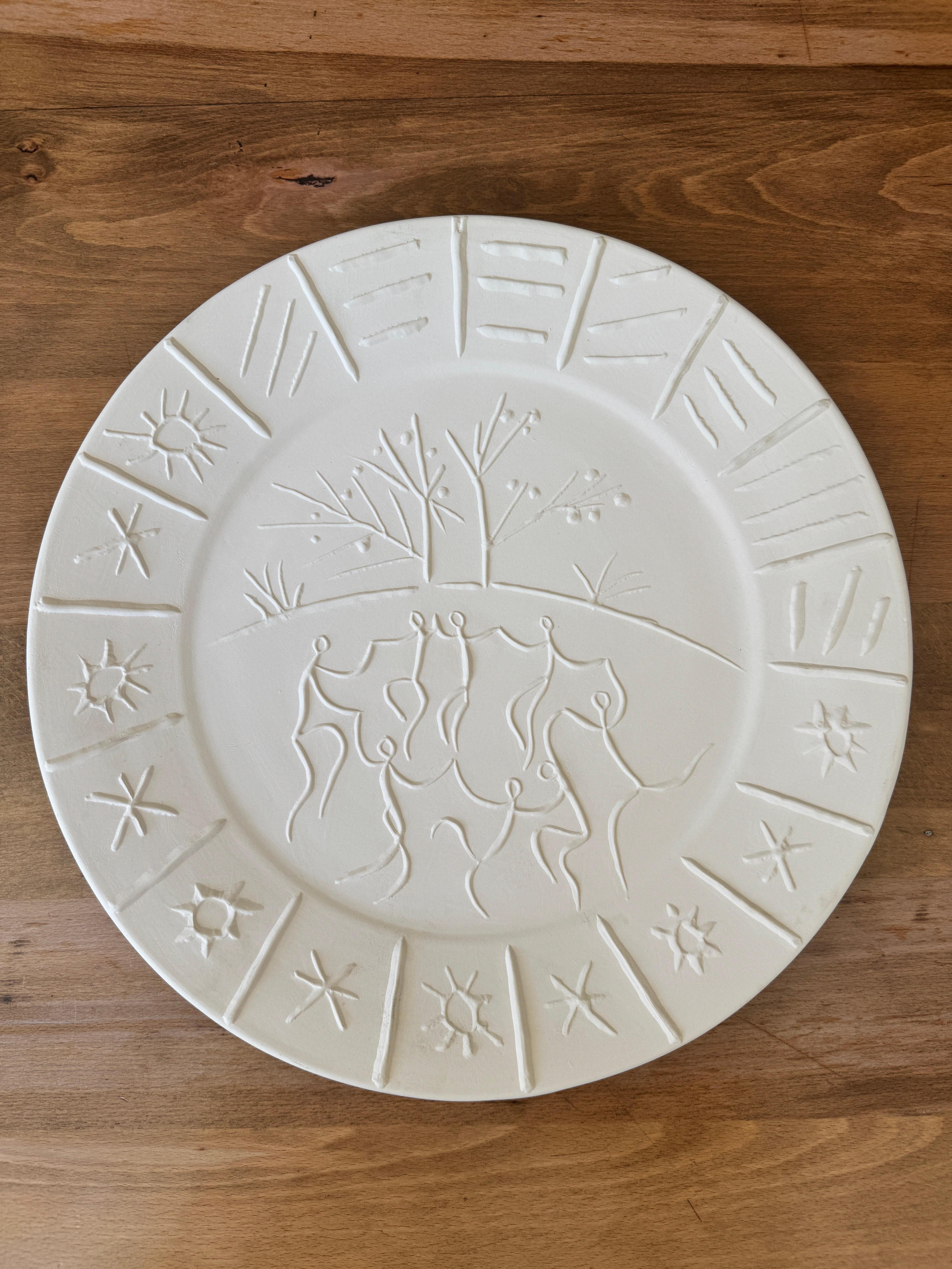 Pablo Picasso Joie de vivre (A.R. 346), 1956, stamped and marked ceramic