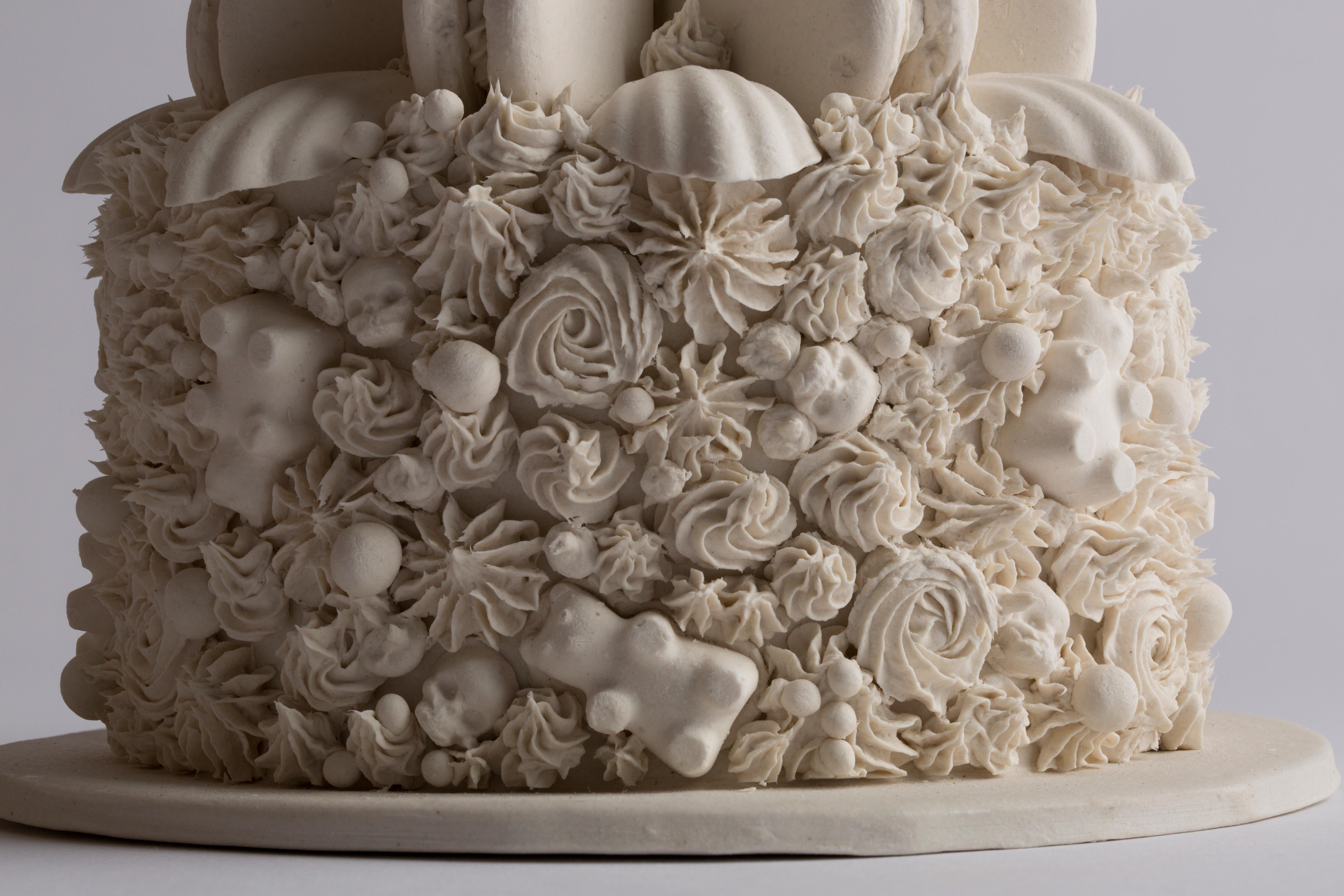 Birthday cake  - Contemporary Sculpture by Jacqueline Tse