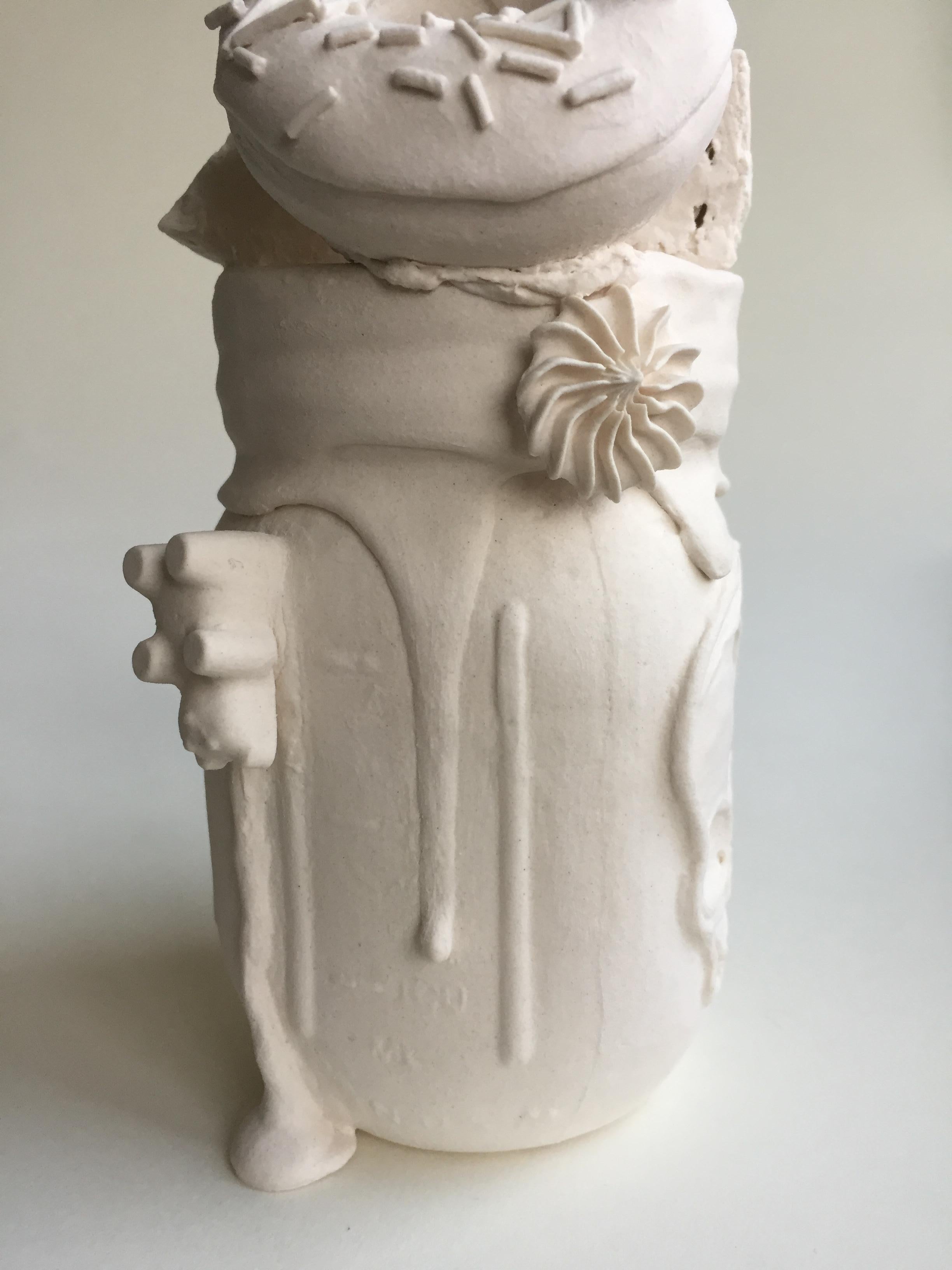 Ice cream float jar V - Sculpture by Jacqueline Tse