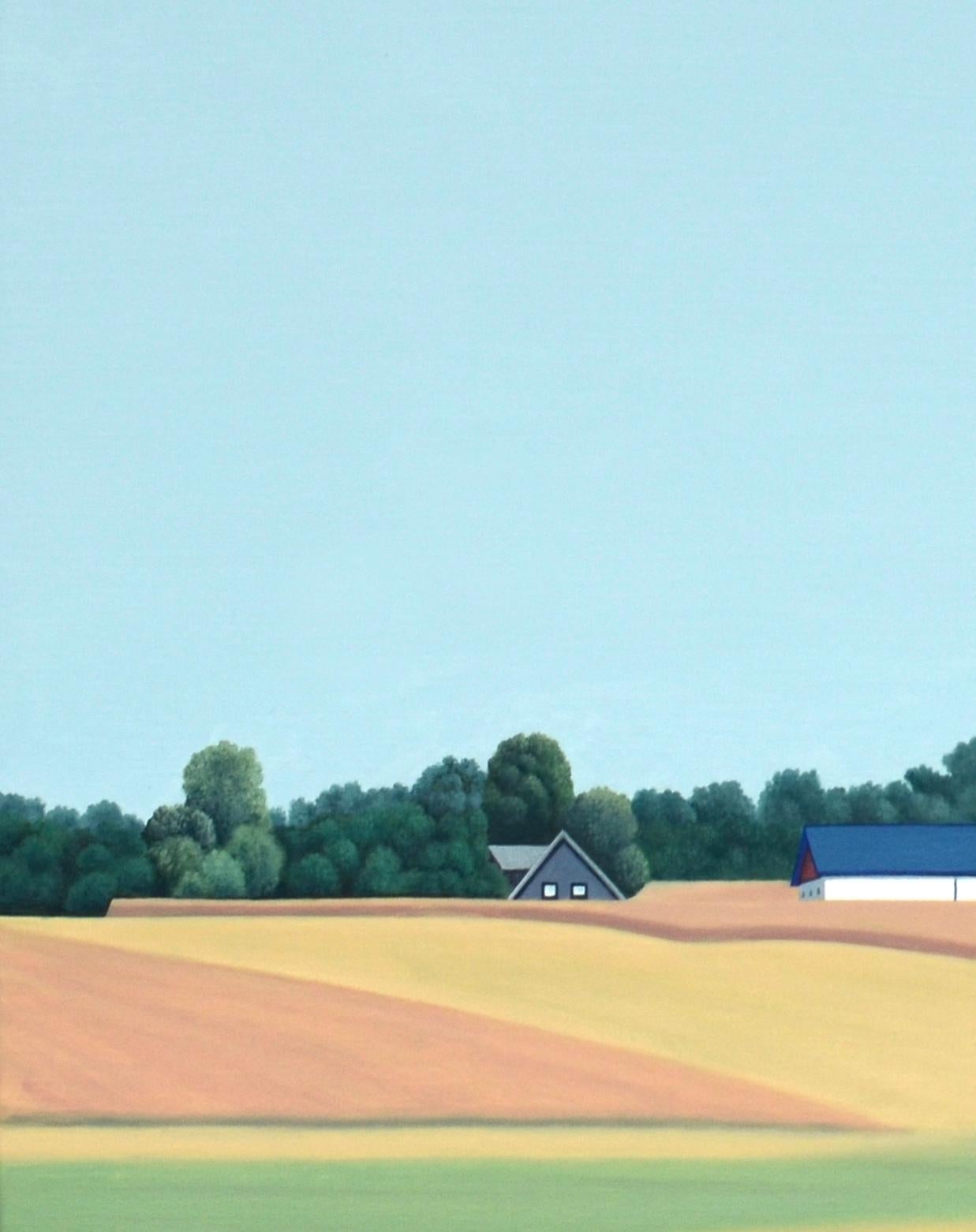 Skane Lane - landscape painting - Painting by Jeroen Allart