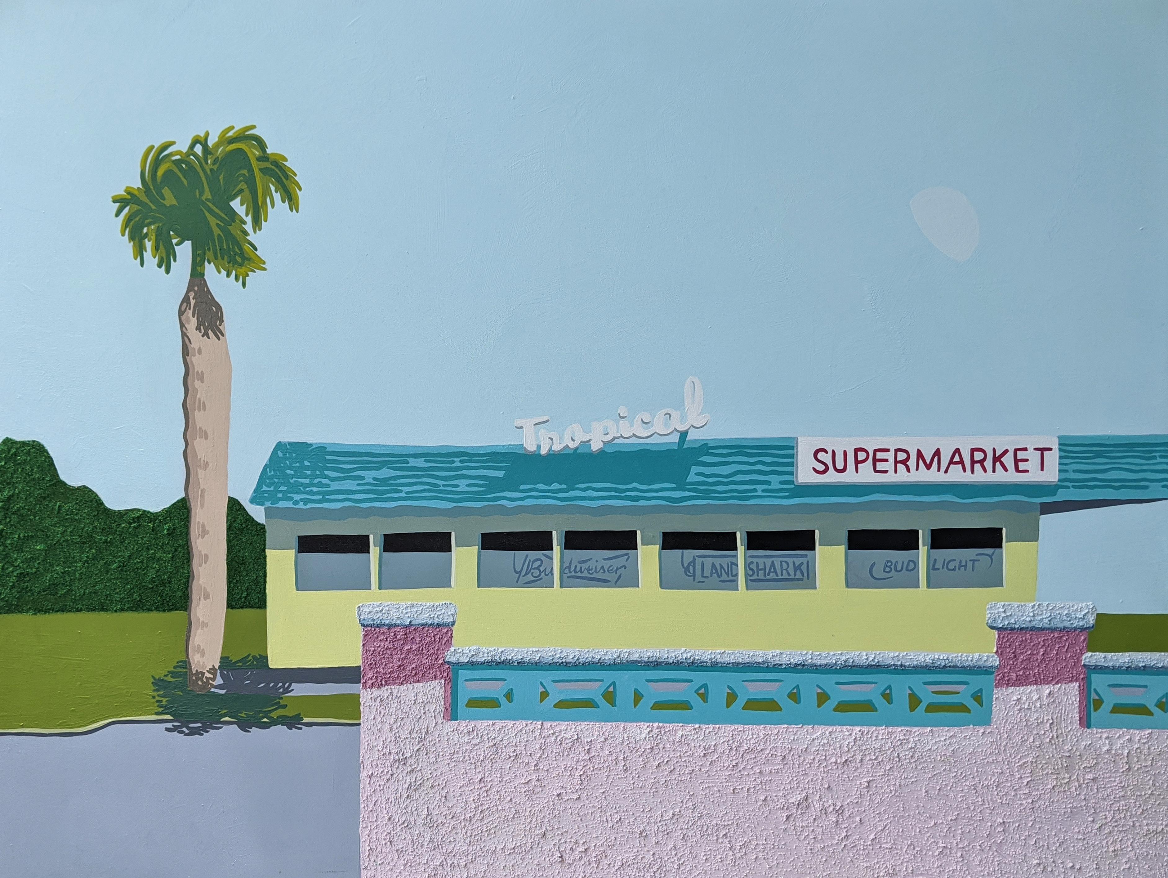 Tropical Supermarket - landscape painting