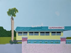 Tropical Supermarket - peinture de paysage