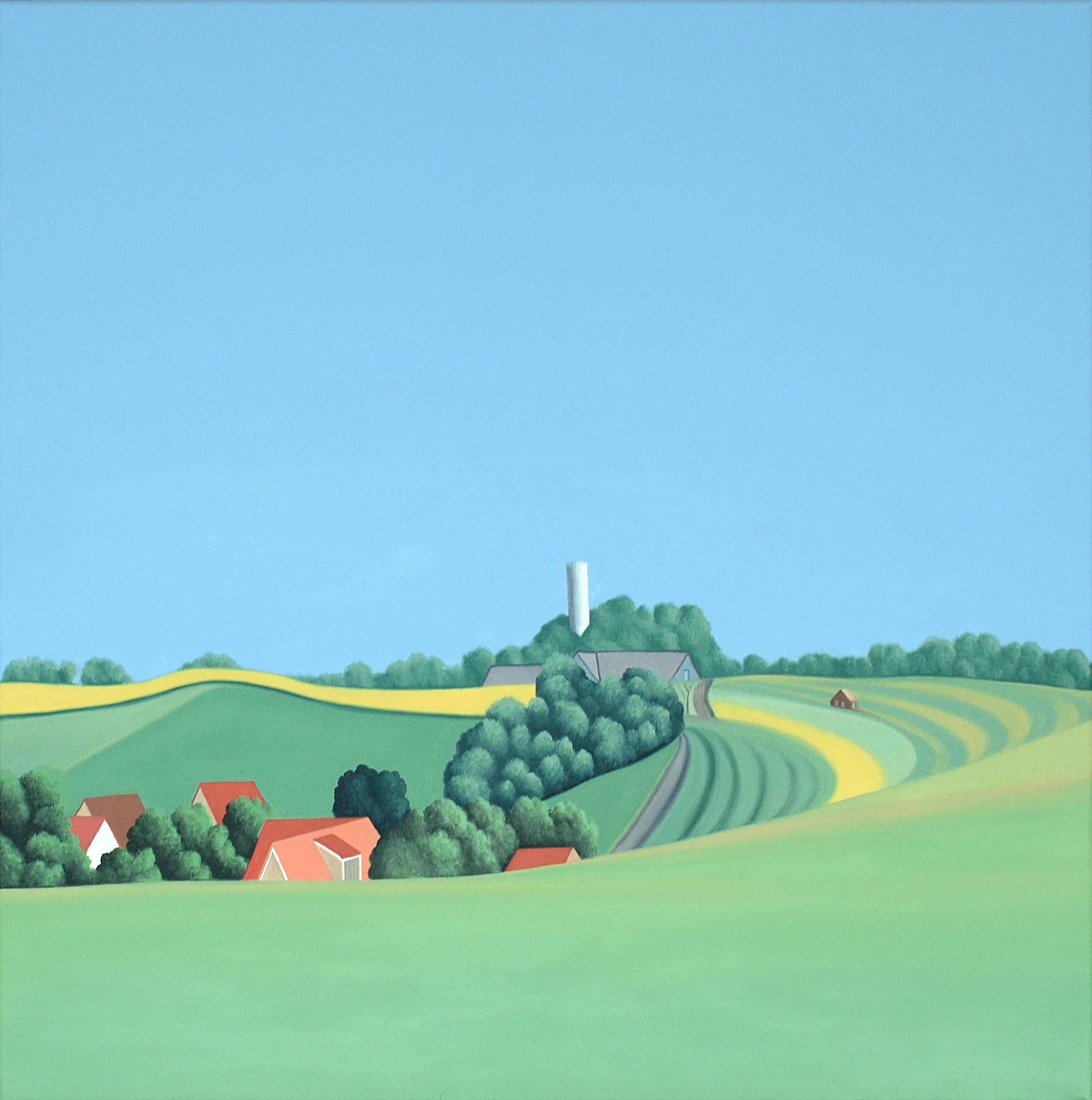 Landscape Painting de Jeroen Allart - Zweden - pintura de paisaje
