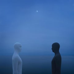 Me you and the moon - color photography